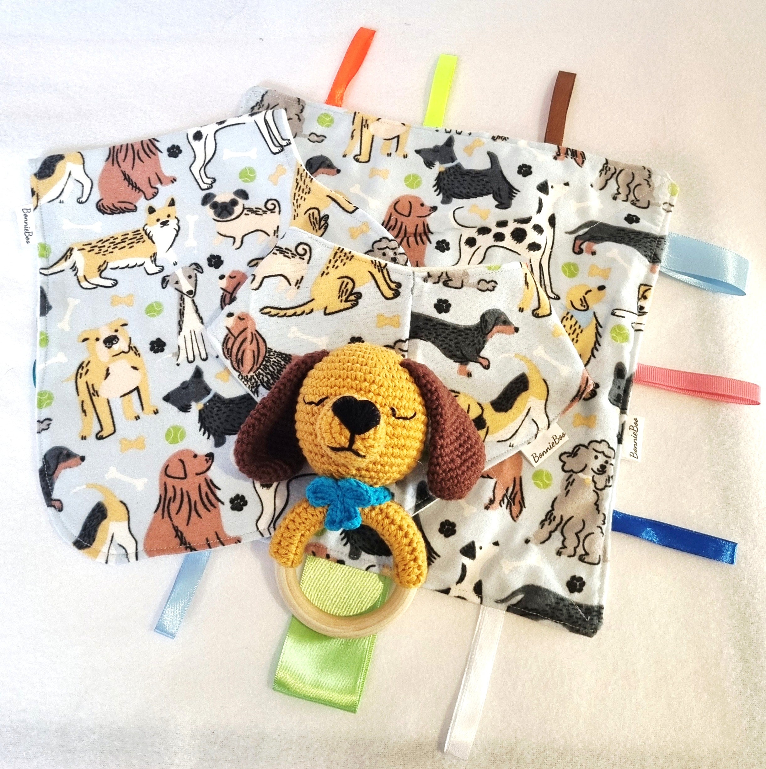 Baby Shower Gift Set | Puppy Themed | various styles| Handcrafted - BB02