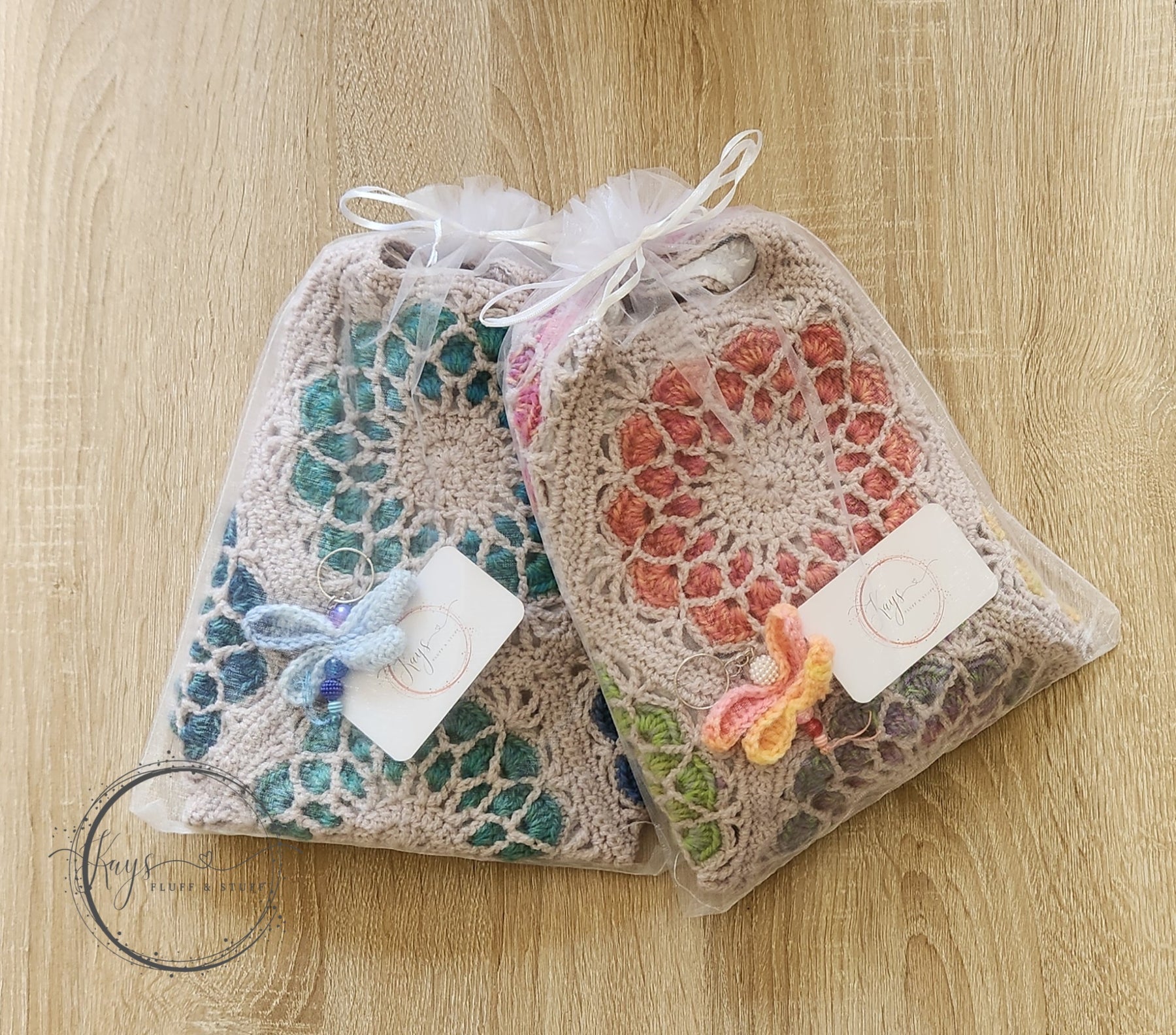 Crochet Lined Hexi Market Bag