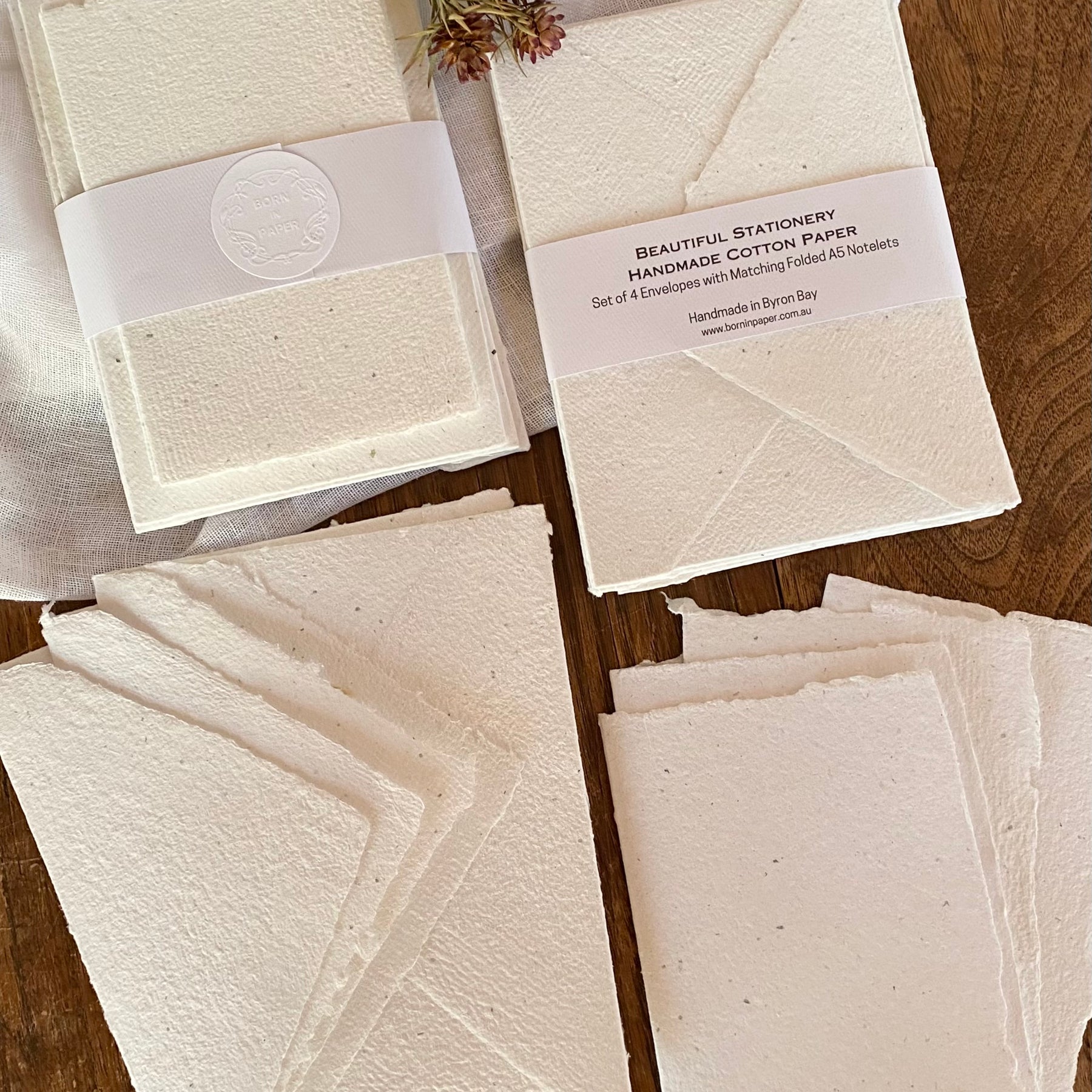 Handmade Paper Envelopes in packs x 5