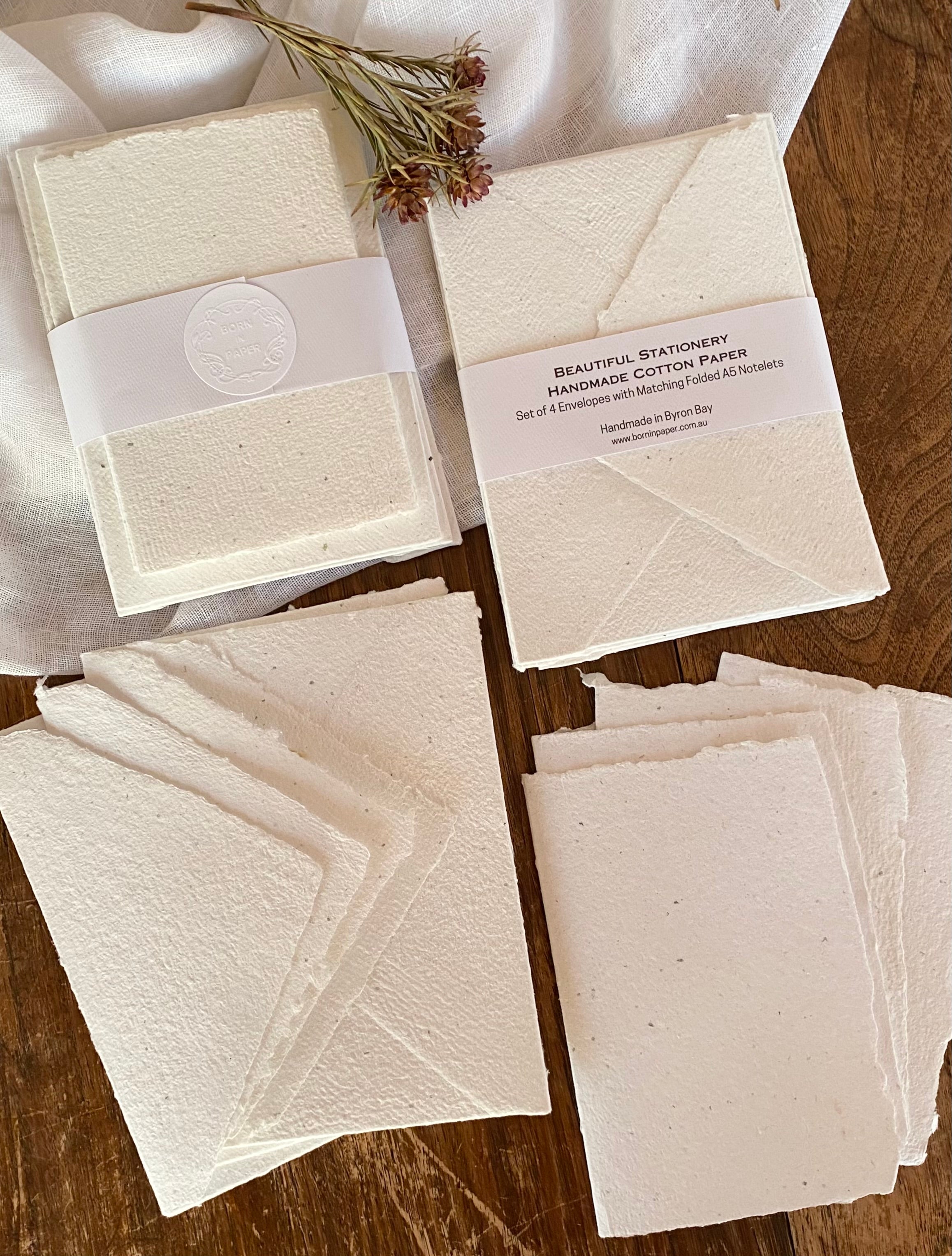 Handmade Paper Envelopes in packs x 5
