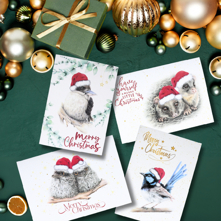 Christmas Cards Australian Animals Sustainably Printed