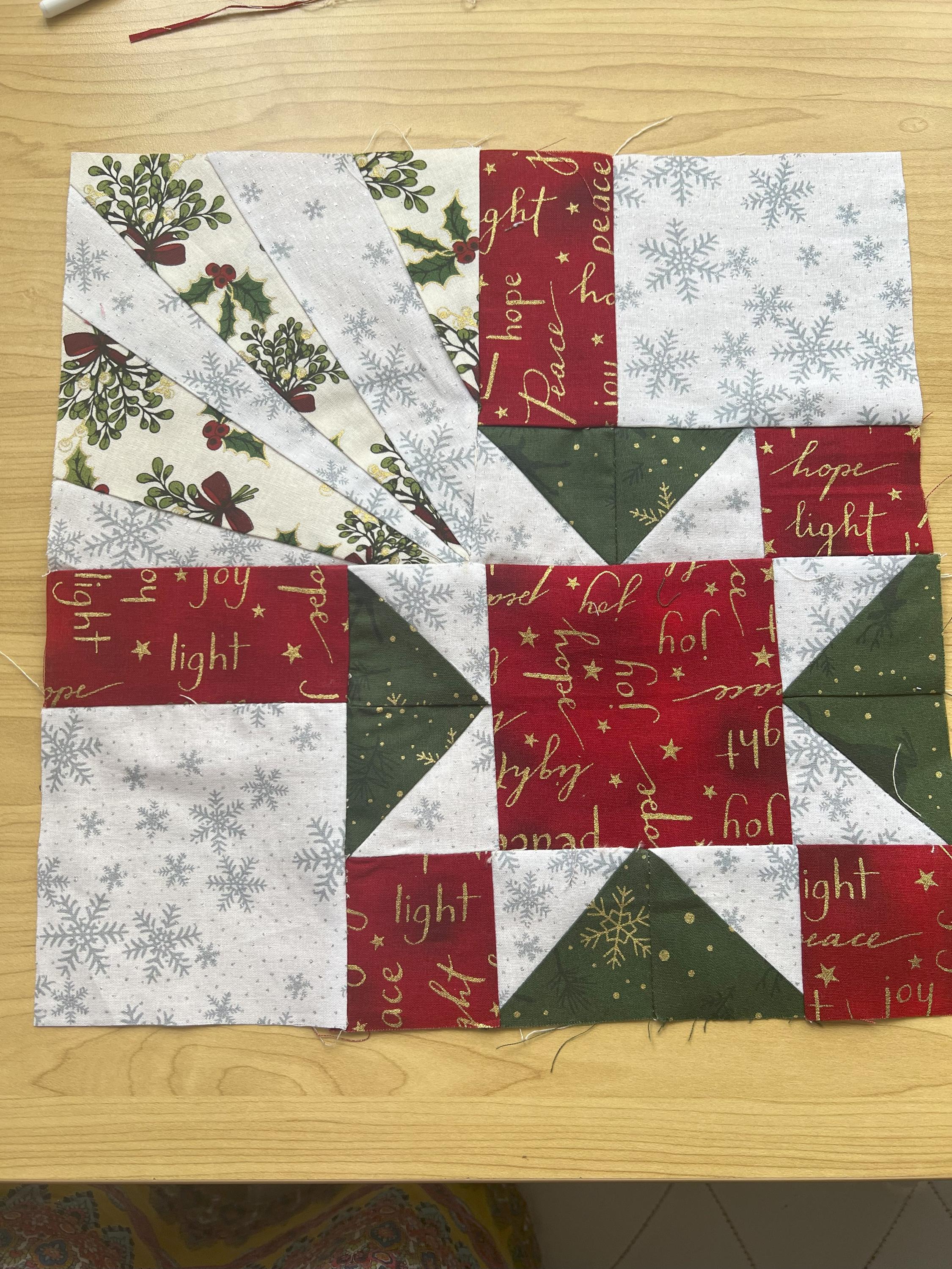 Christmas Quilt Pattern Bundle: 8 Holiday Quilt Blocks, Video Tutorial (PDF Pattern)
