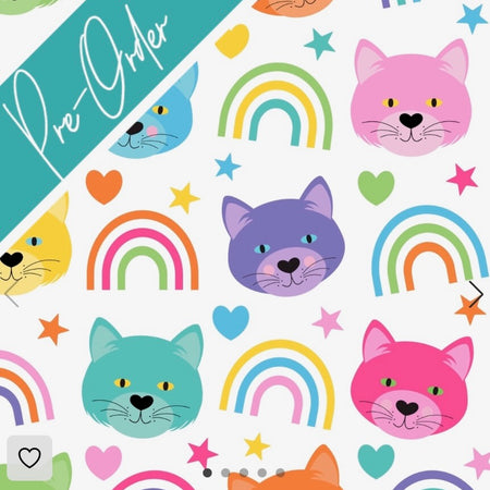 PRE-ORDER Water-resistant wet bags - Rainbow Kittens (Creative Monsoon)