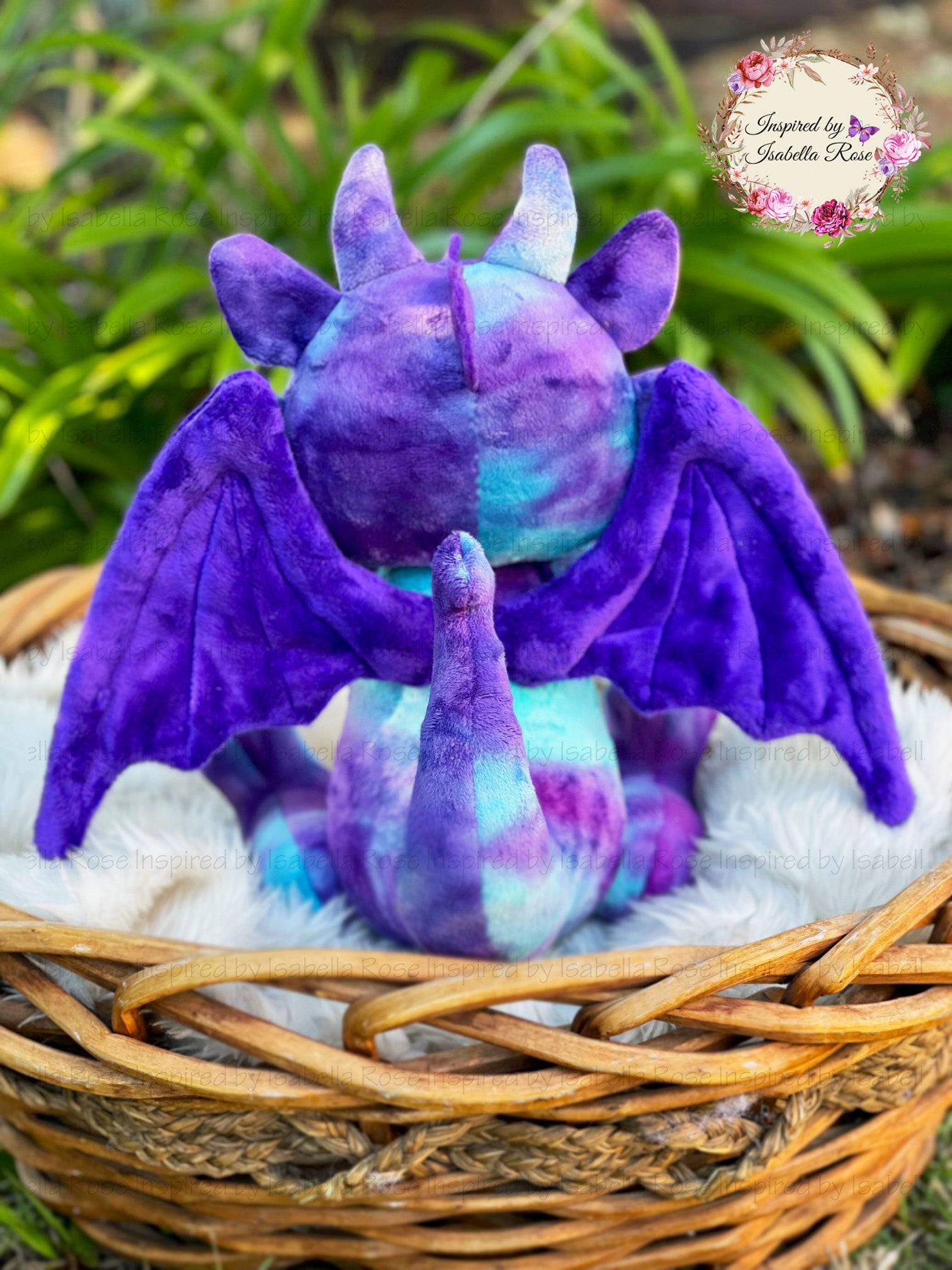 Jointed Dragon Plushie, Dragon wing set, Made to order