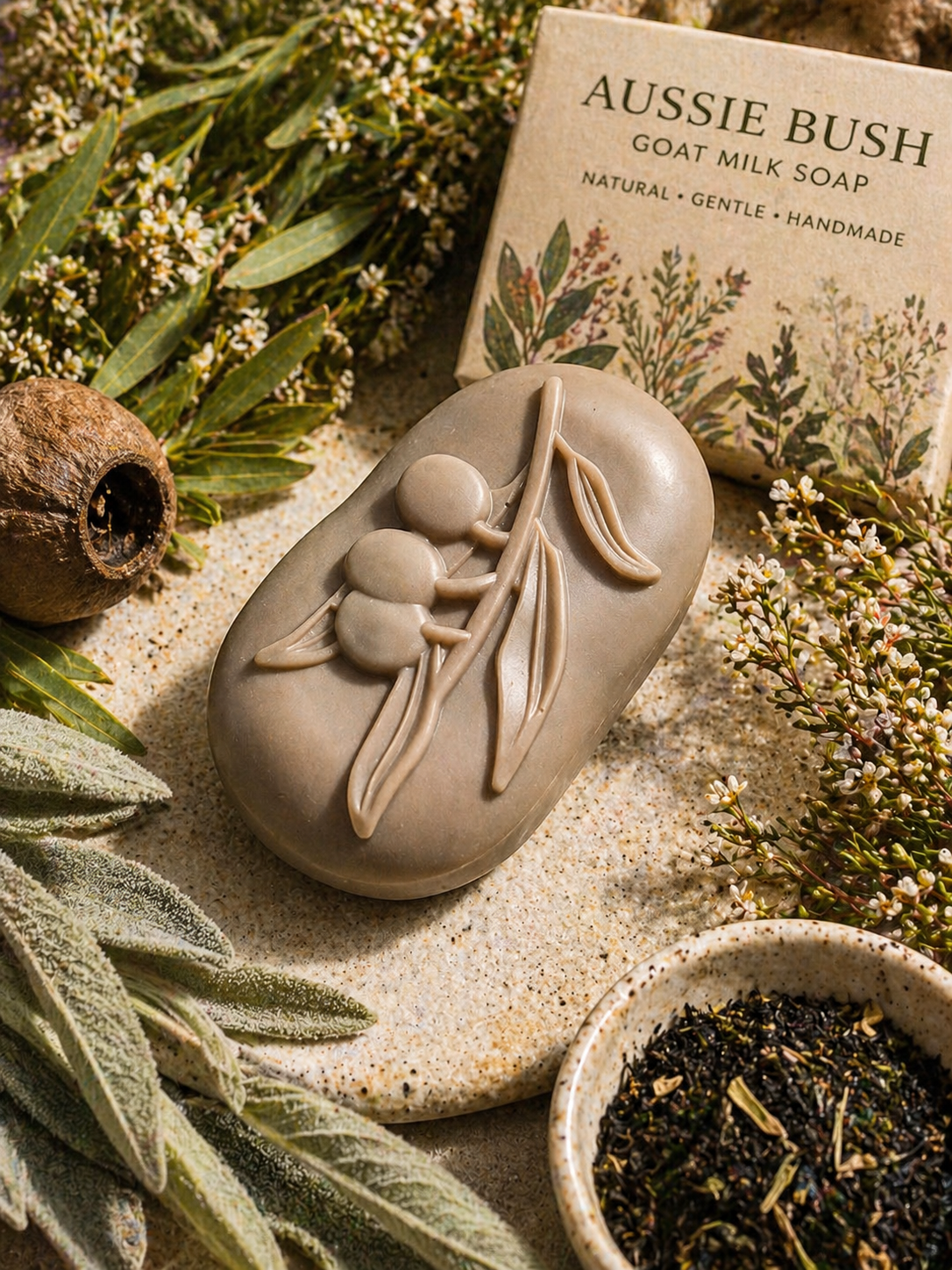 Aussie bush goats milk soap