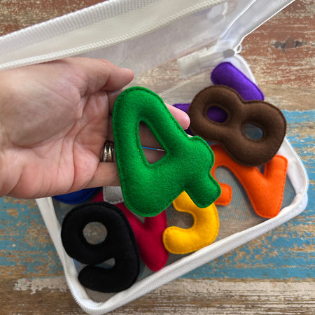 Set of numbers, homeschool, preschool, toddler gift for learning