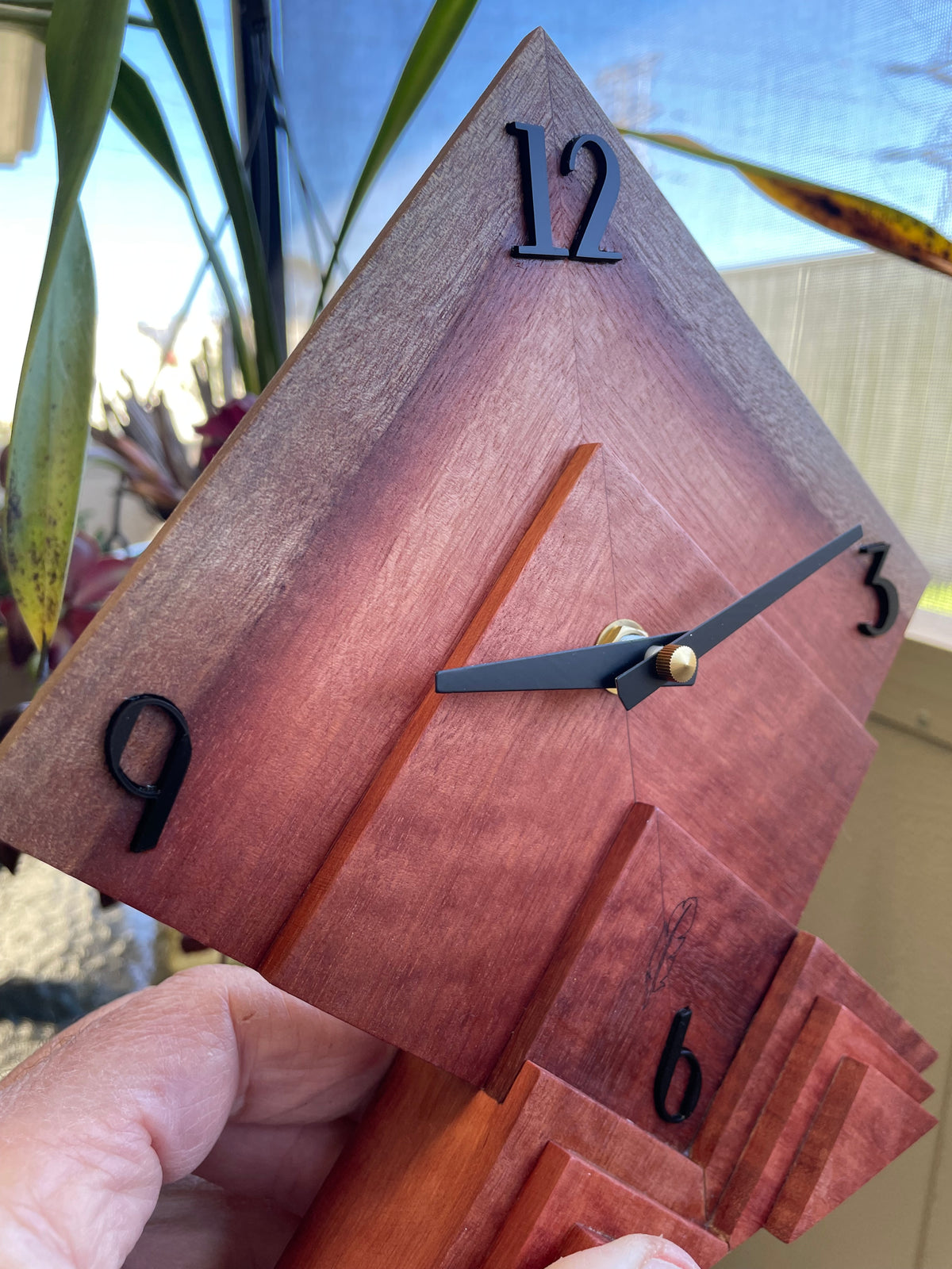 Art Deco style table clock