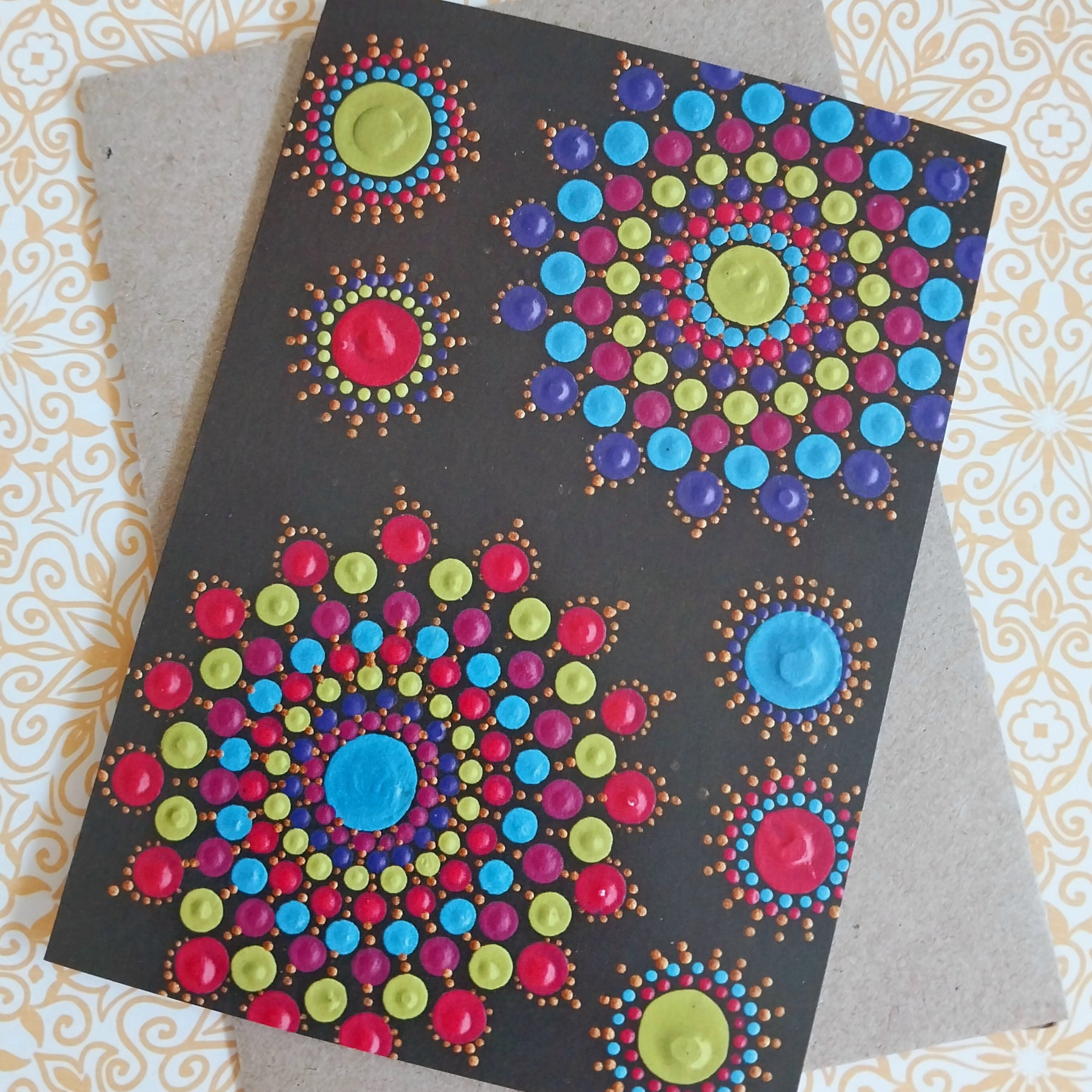 Mandala Blank Greeting Card