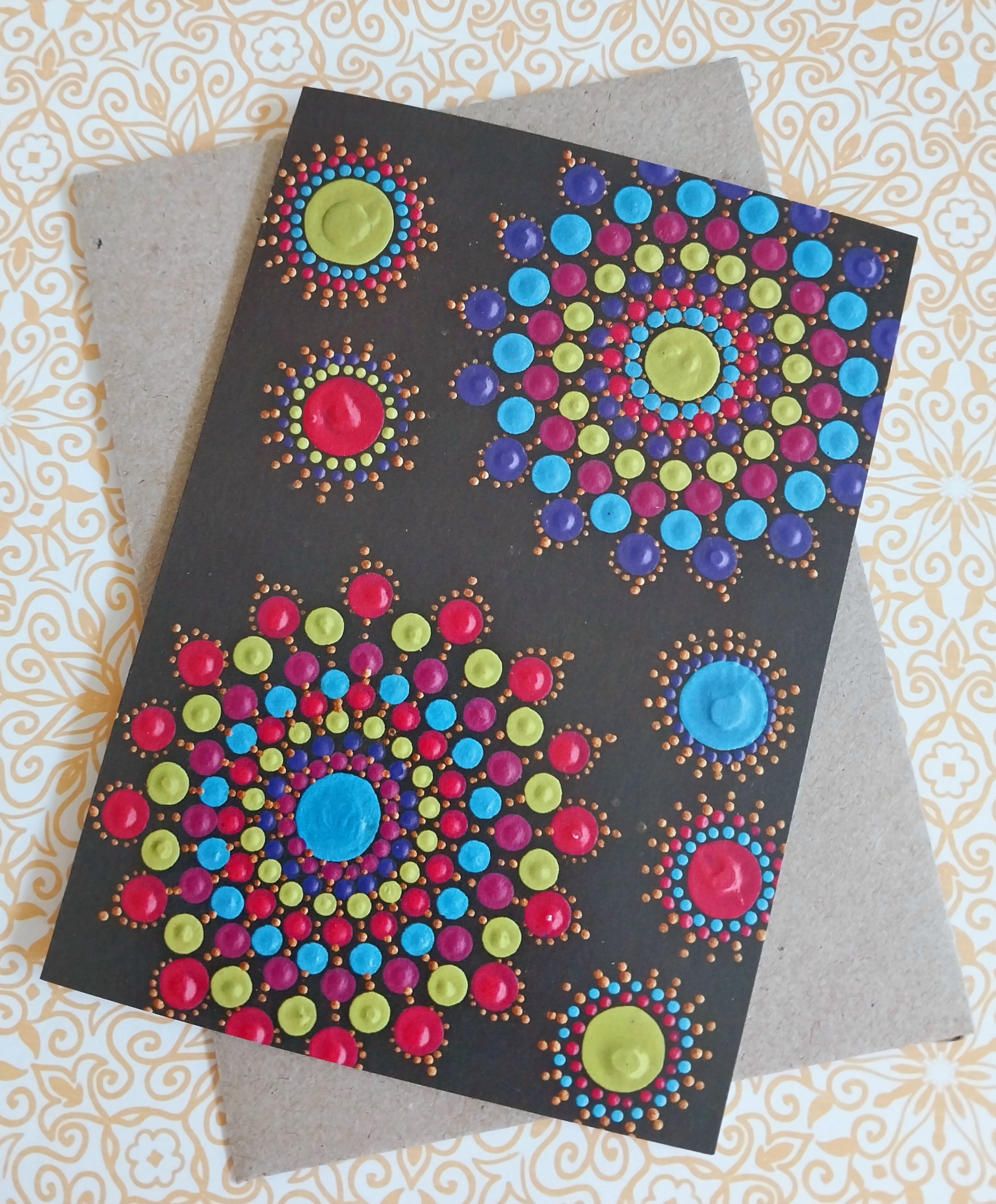 Mandala Blank Greeting Card