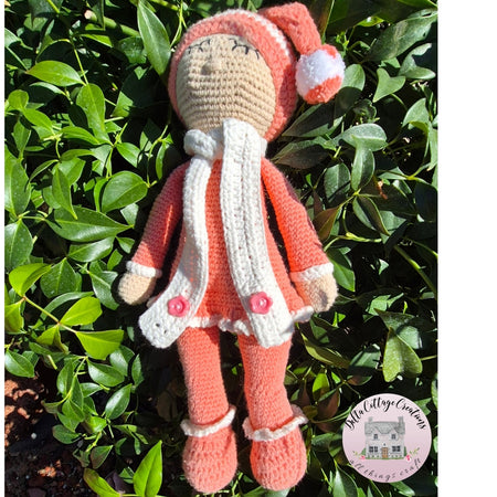Handmade Crochet Sleeping Doll Sonja
