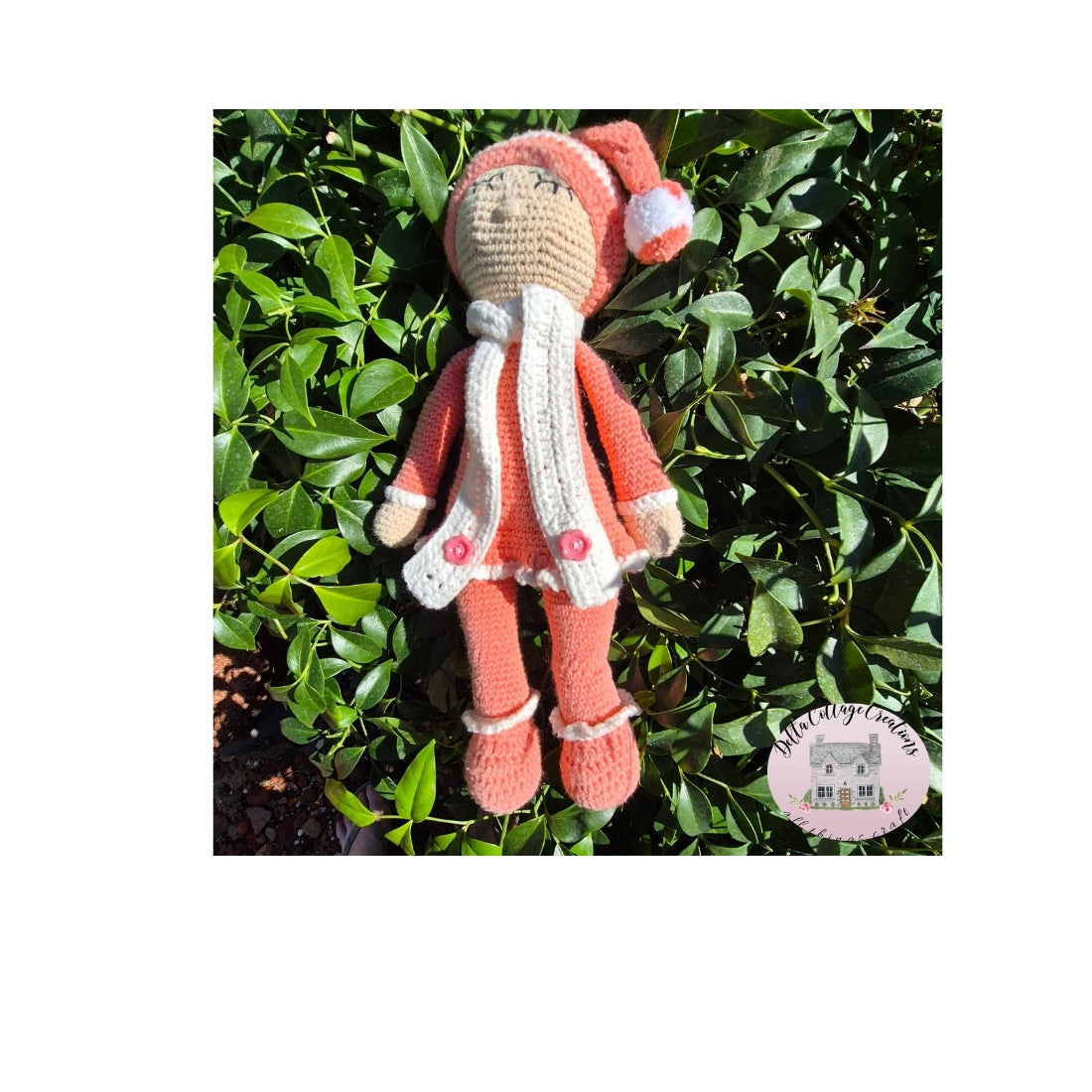 Handmade Crochet Sleeping Doll Sonja