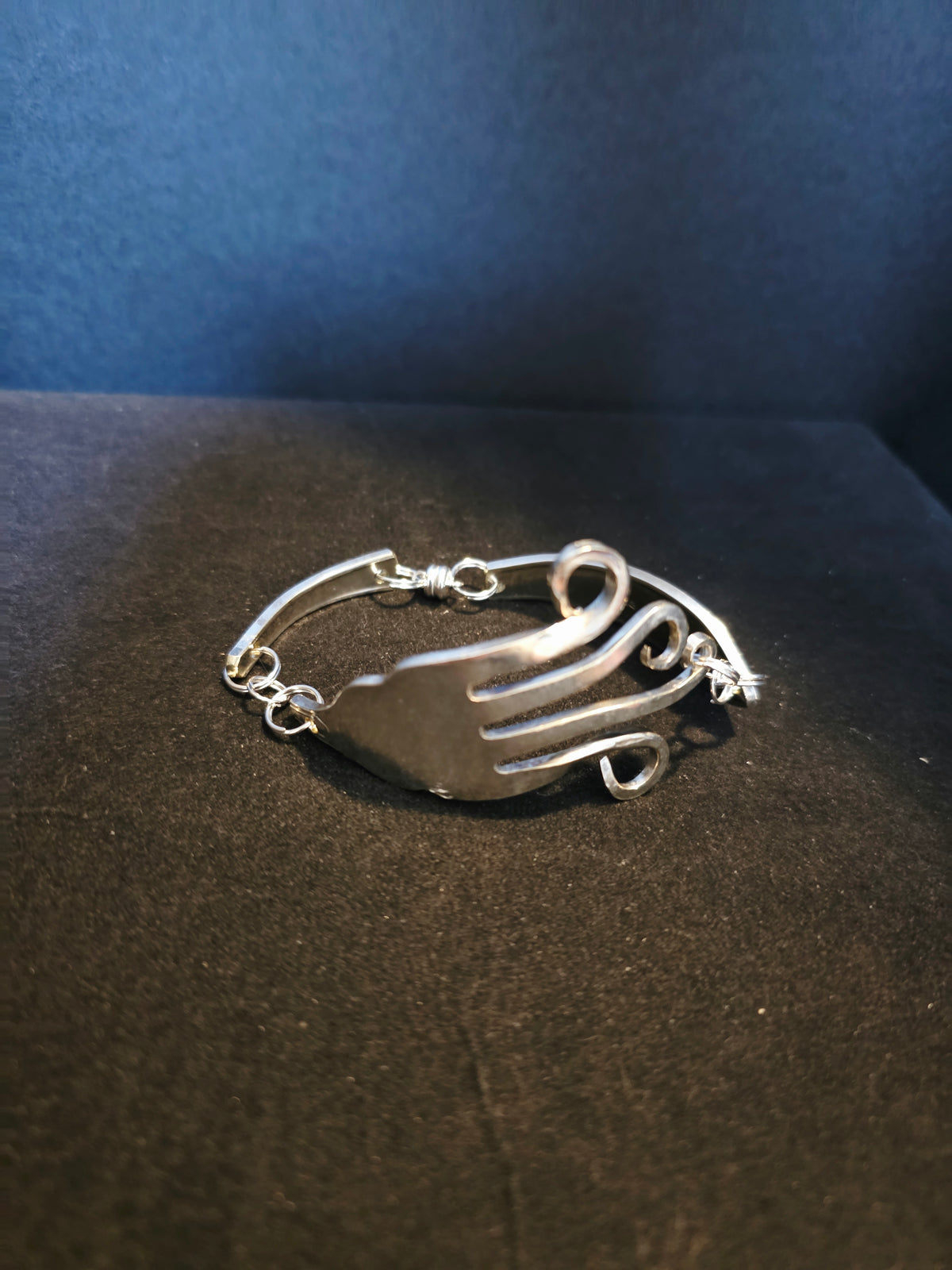 Silver Plated Fork Bracelet