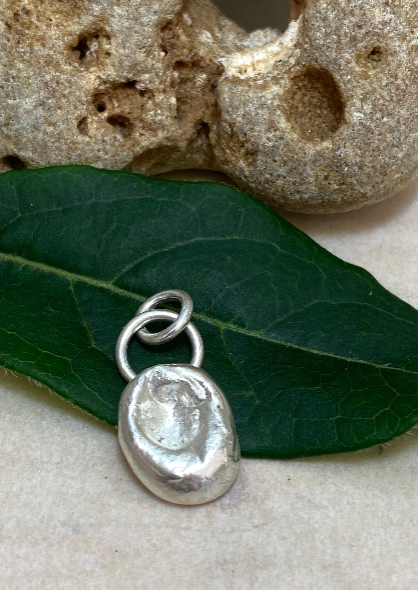Tidal Pool Pendant | Handmade Sterling Silver Organic Pendant