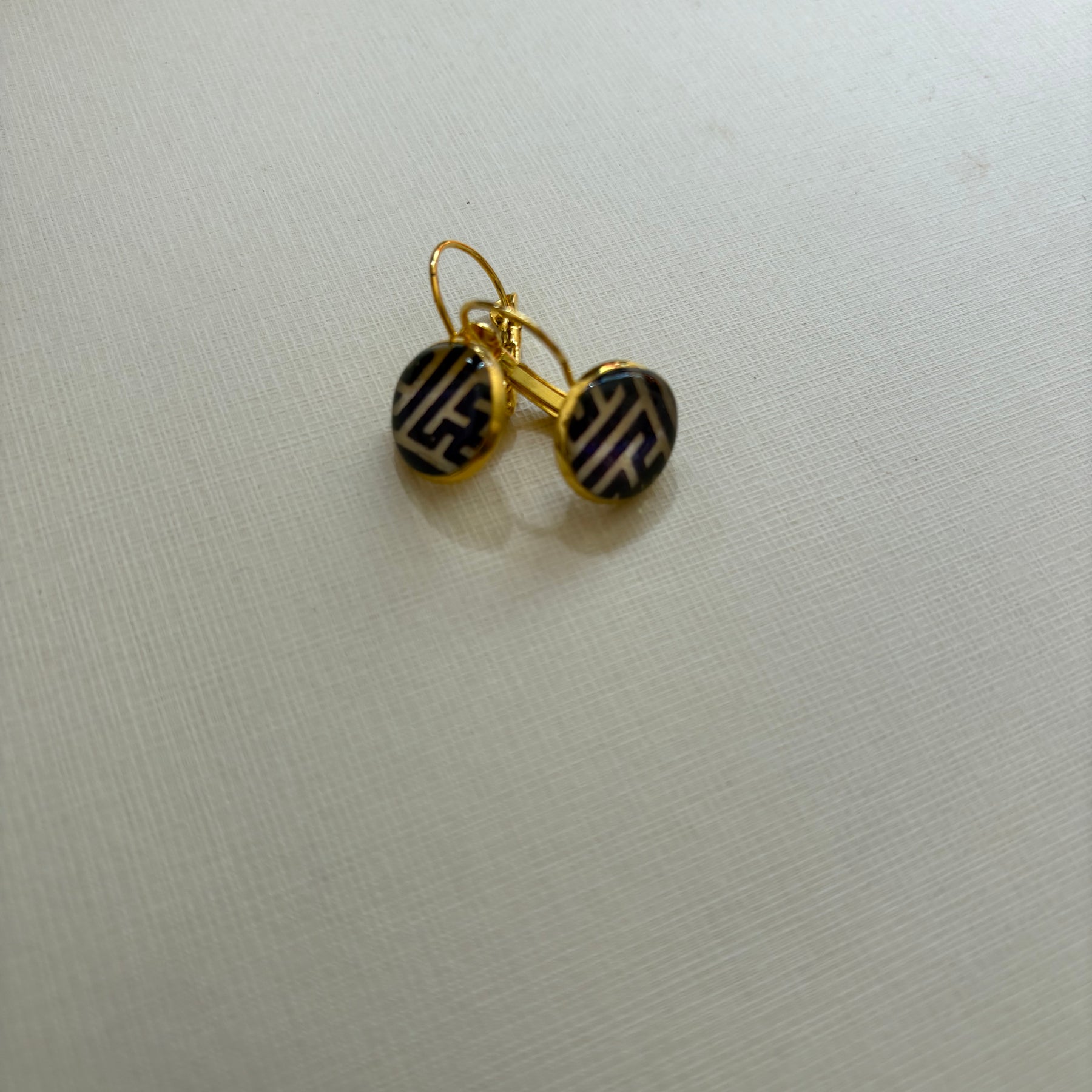 Japanese paper Resin earrings