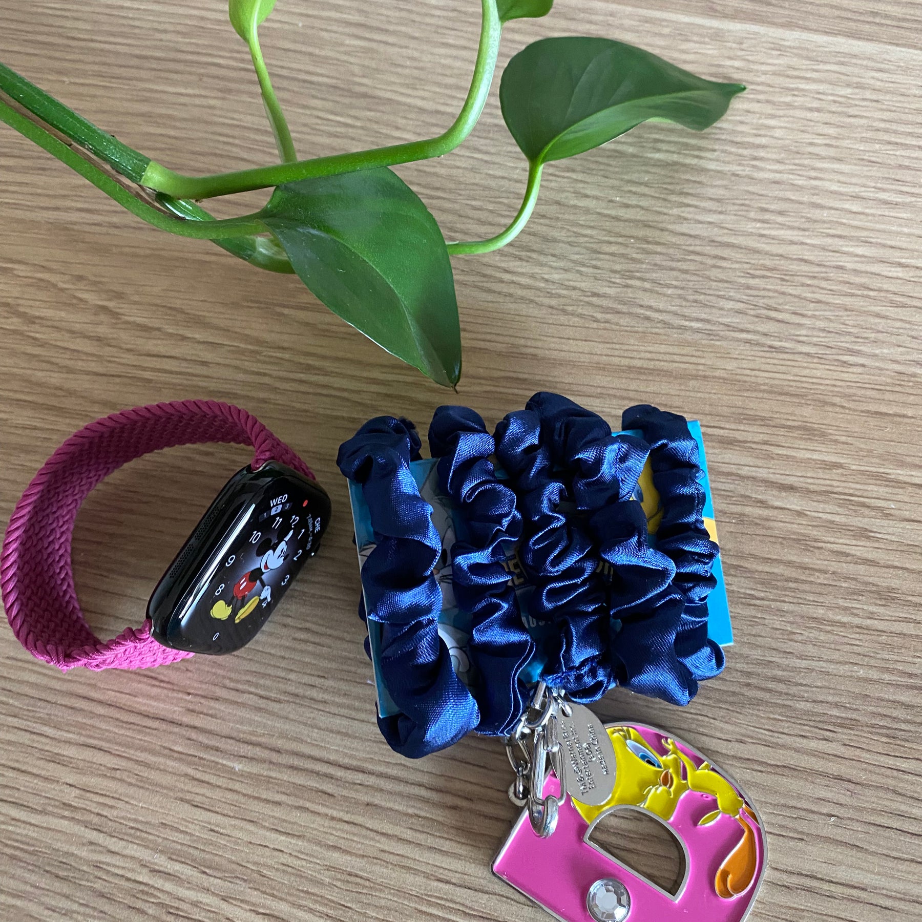 Mini School Satin Scrunchies | Set of 6