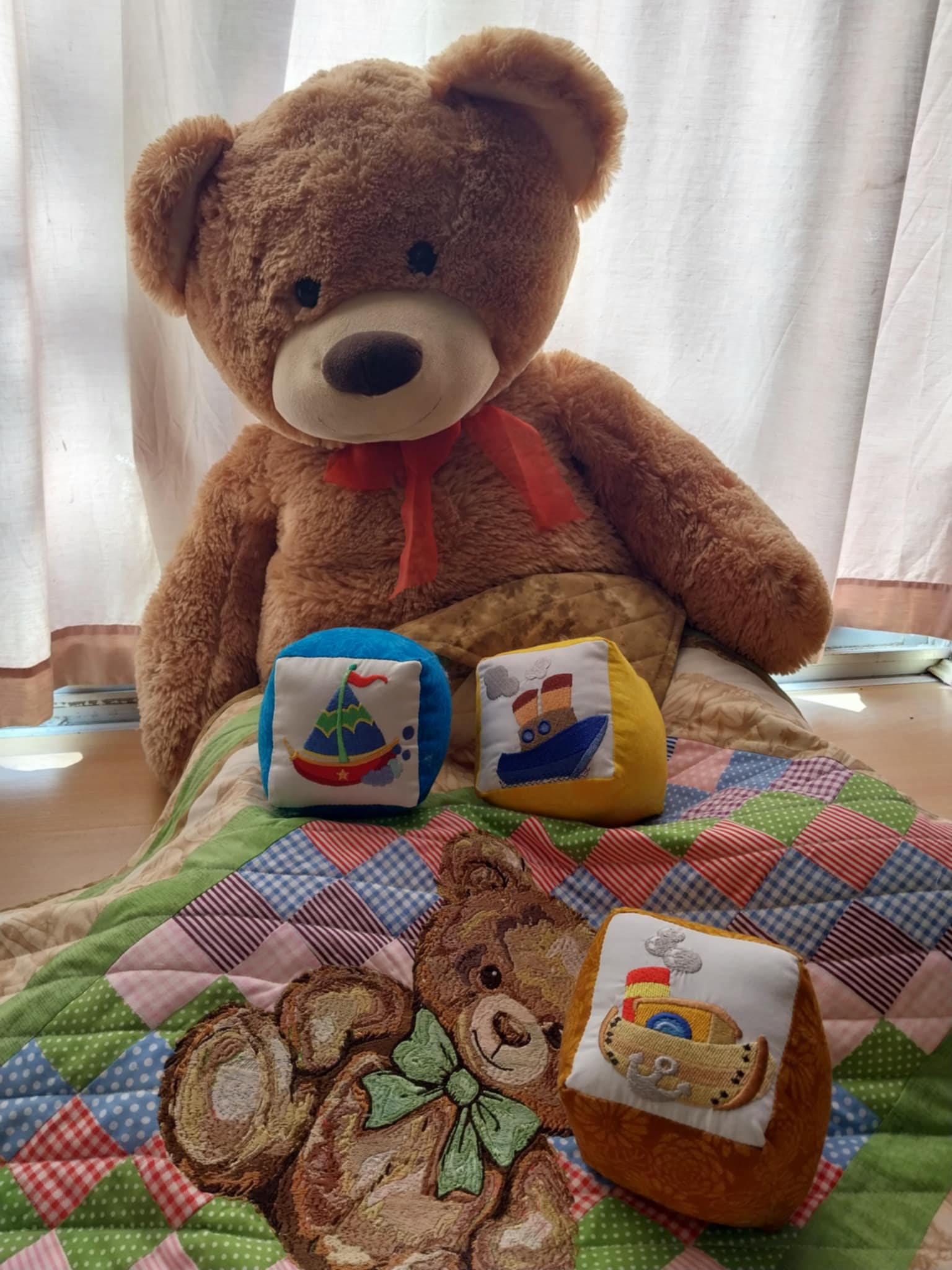 "Boats" Soft Blocks Baby Toy