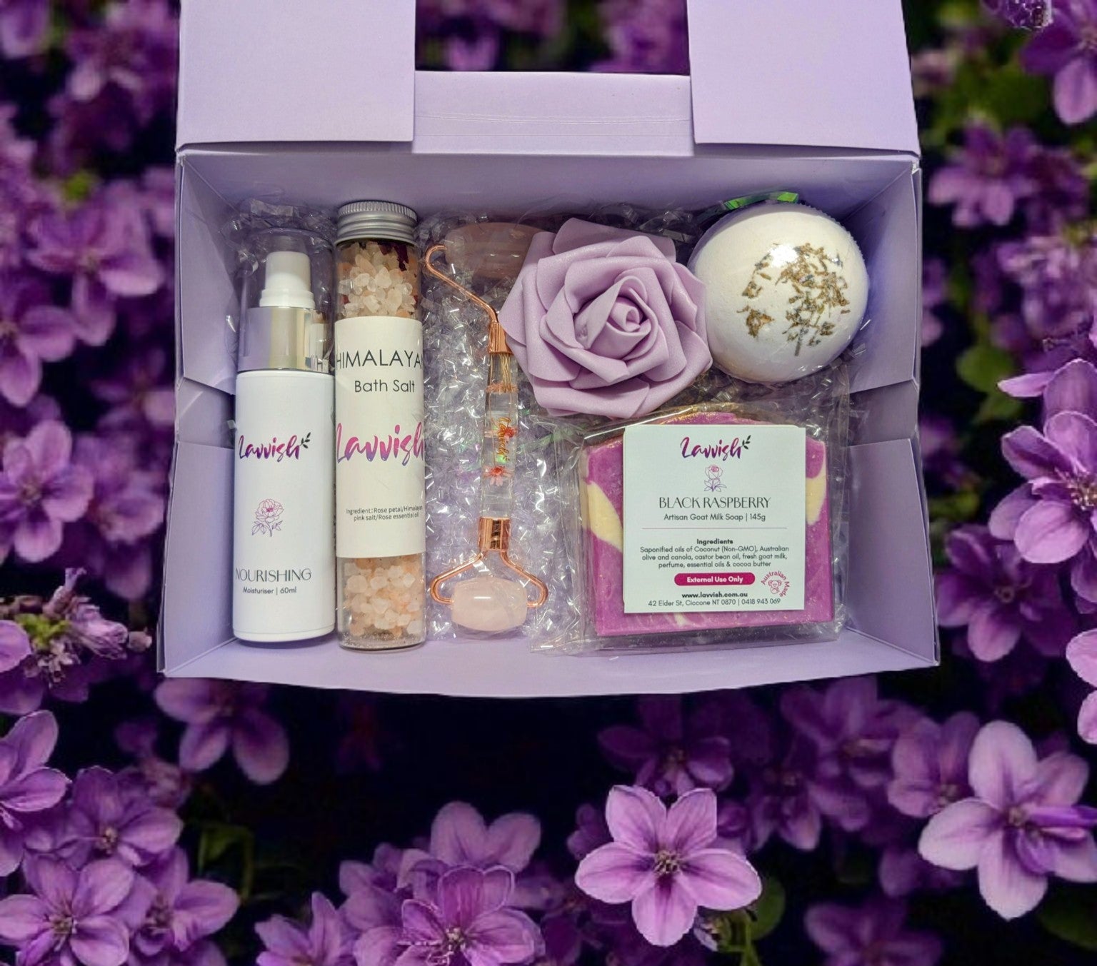 Purple Lavvish Gift Set