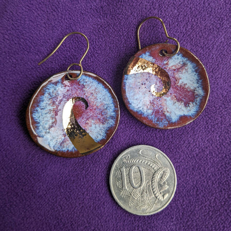 Ceramic Galaxy Earrings