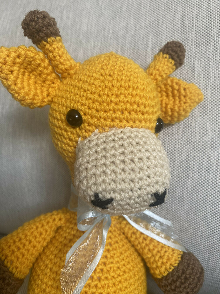 Stanley the Giraffe - crocheted toy