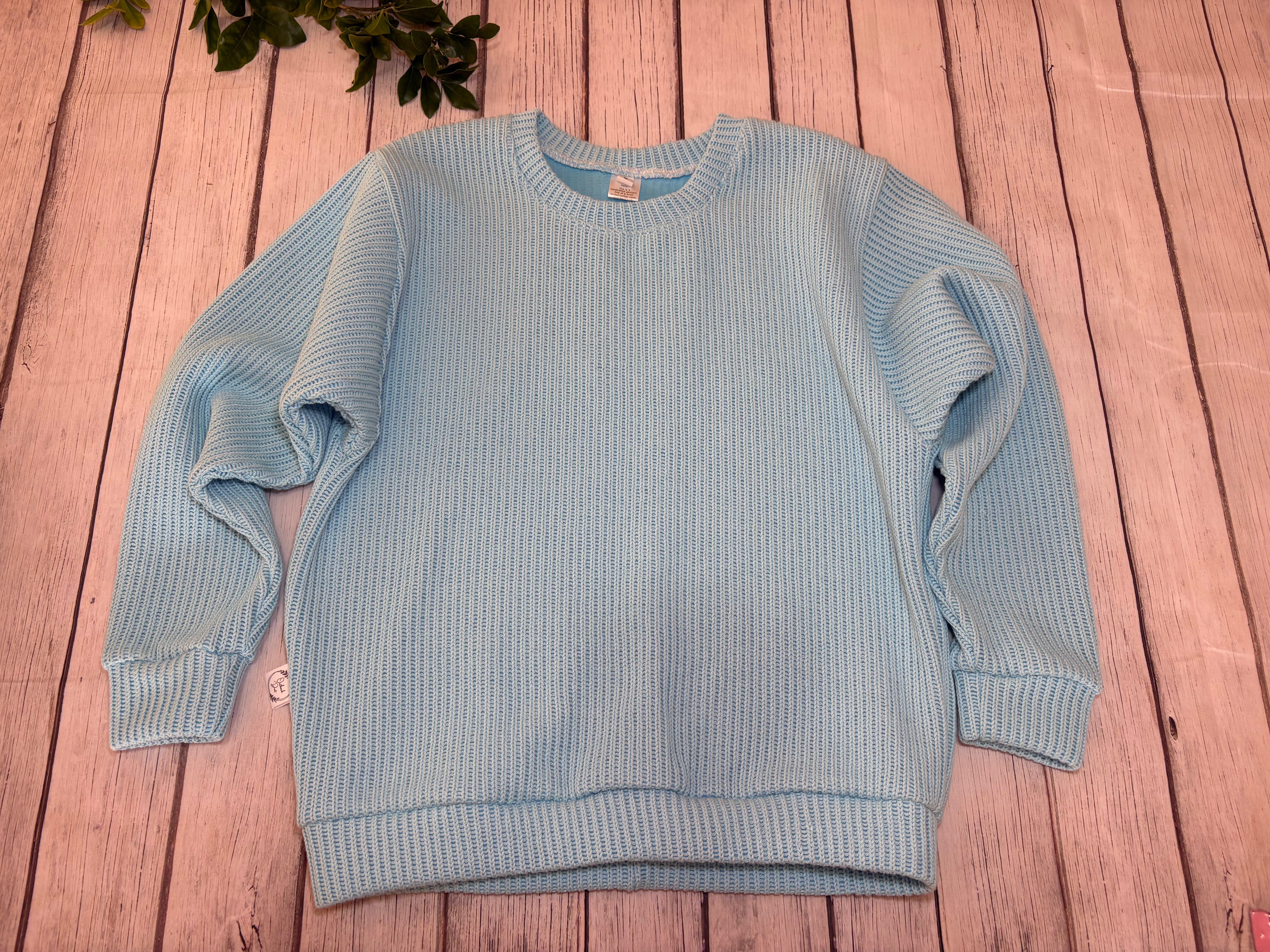 Kid's 'Knit Look' Jumper- Size 6