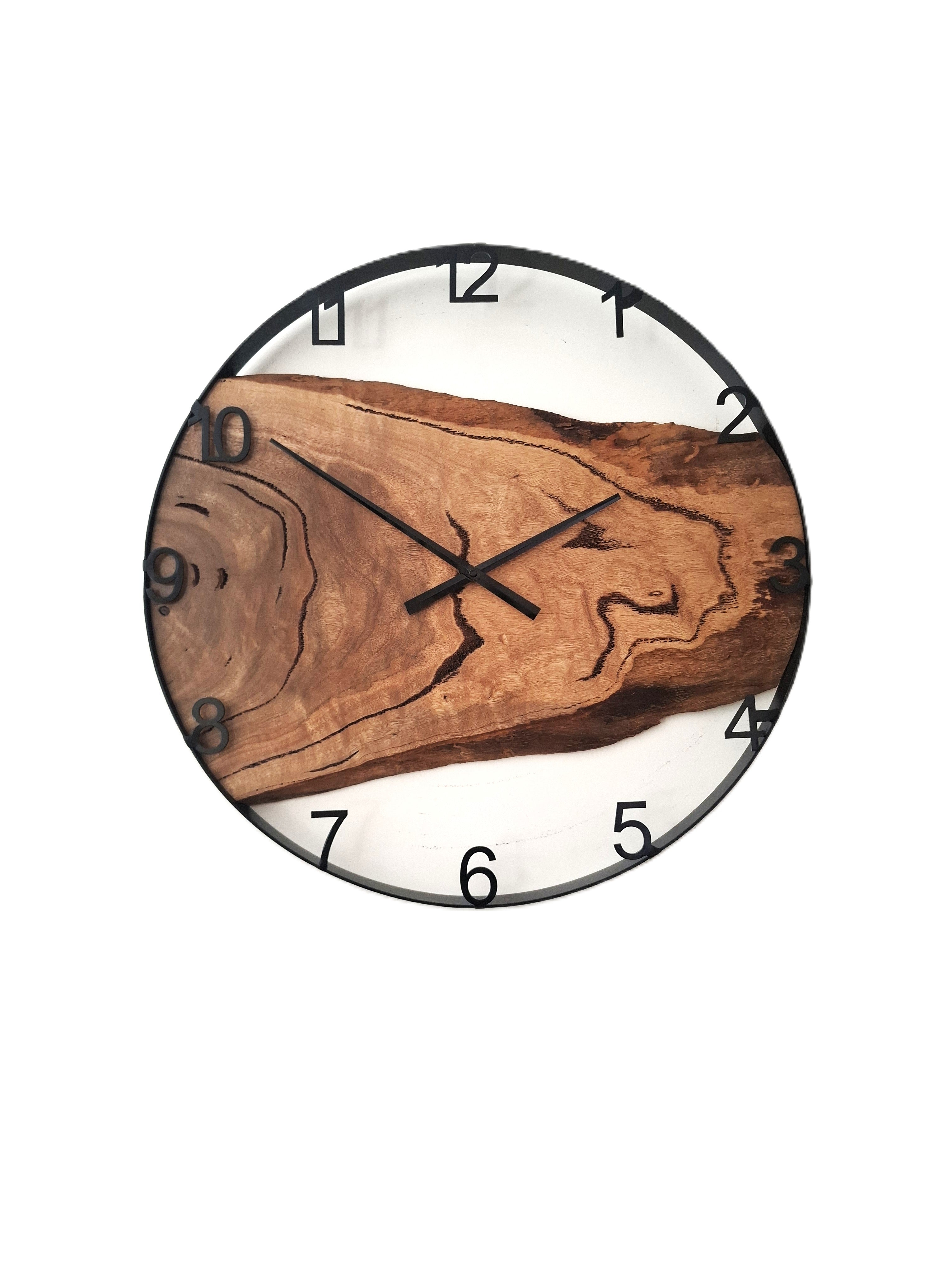 Large Wooden Wall Clock, Wall Clock Handmade