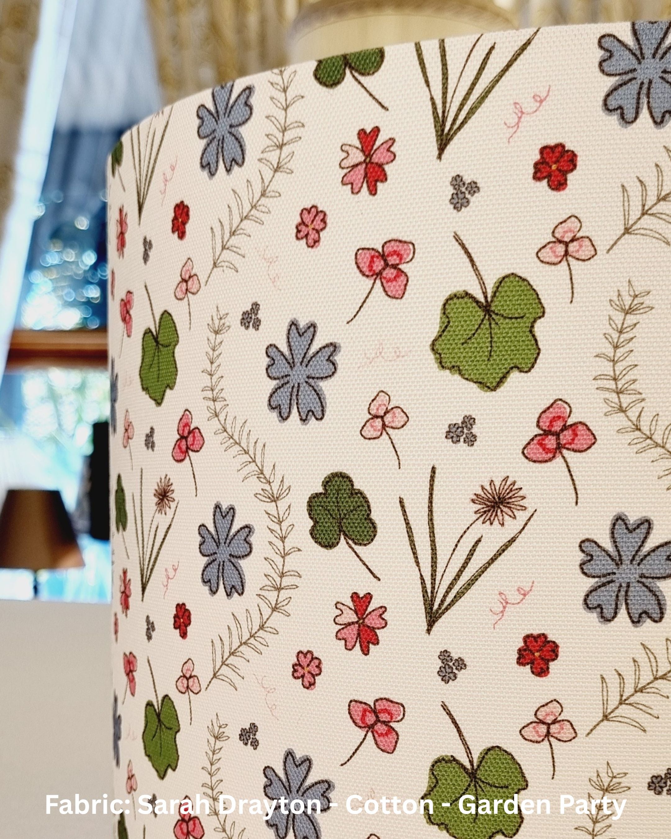 30cm Drum Lampshade in various fabrics