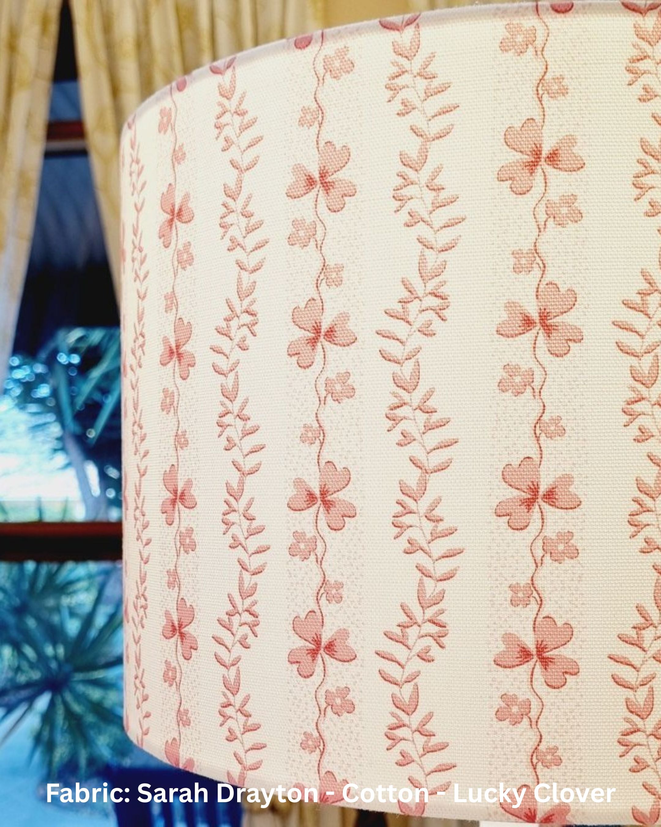 30cm Drum Lampshade in various fabrics