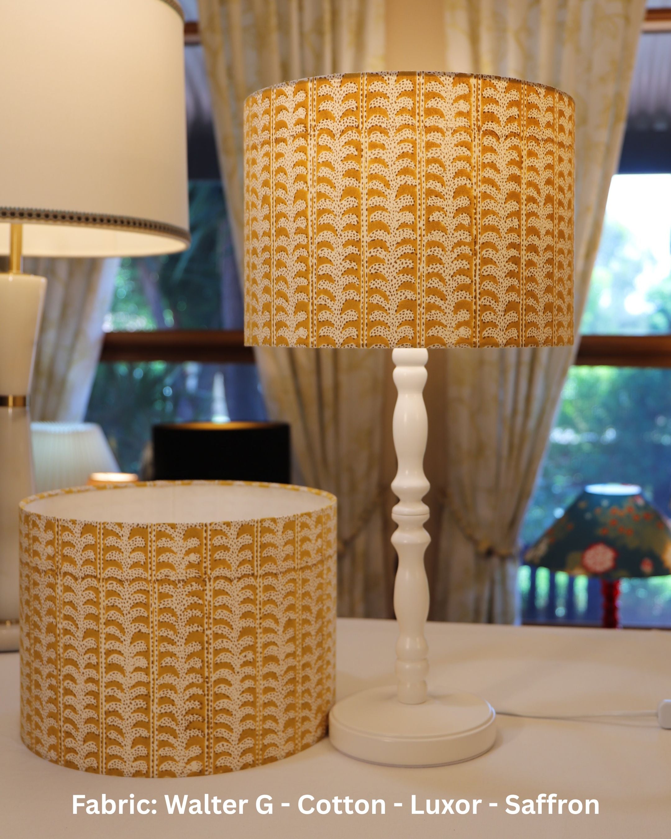 30cm Drum Lampshade in various fabrics