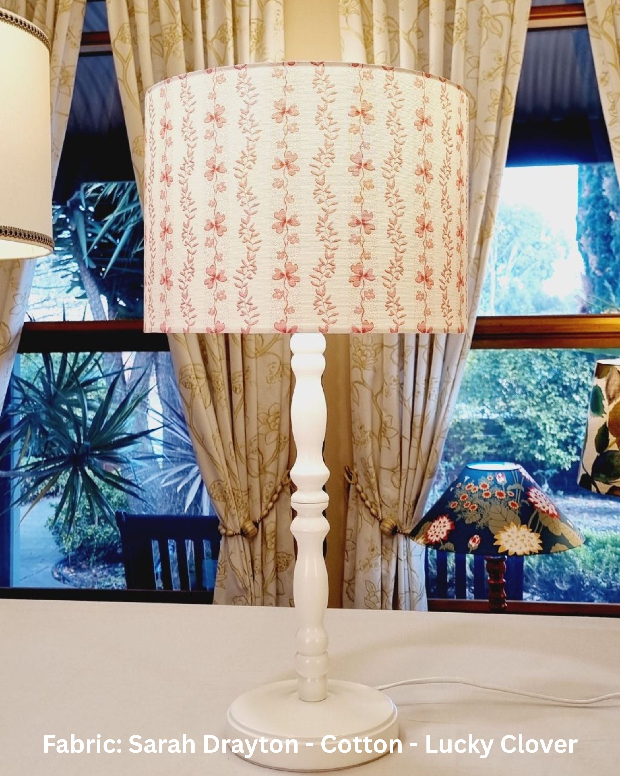 30cm Drum Lampshade in various fabrics