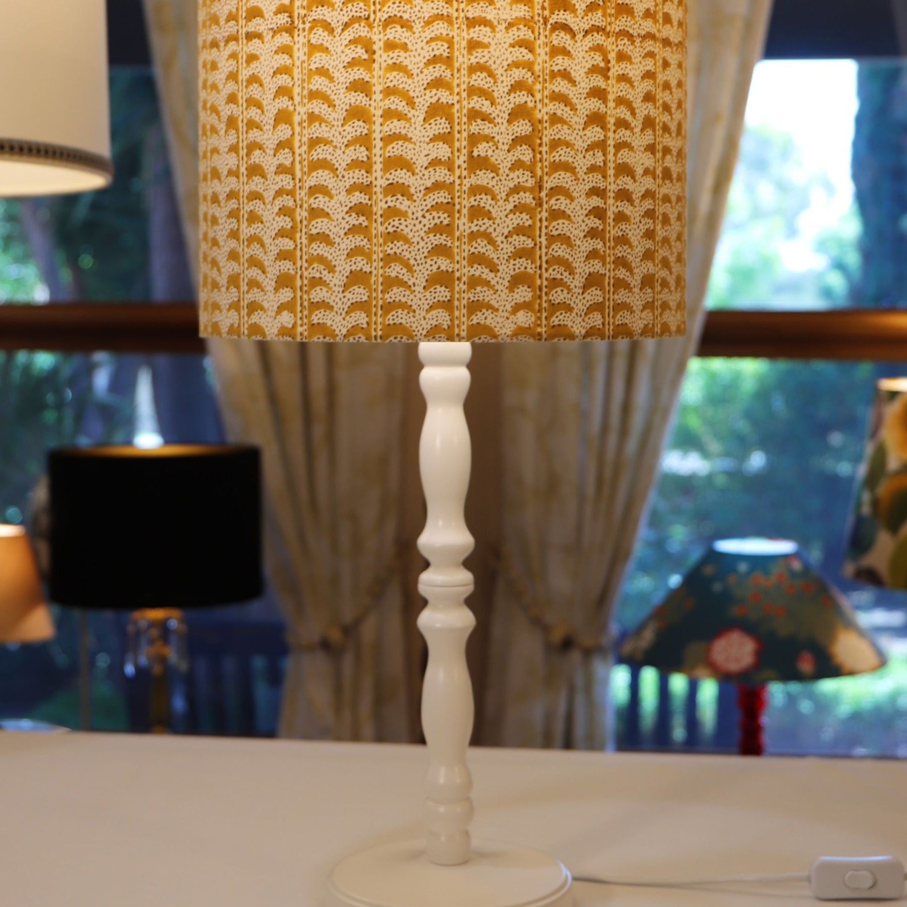 30cm Drum Lampshade in various fabrics