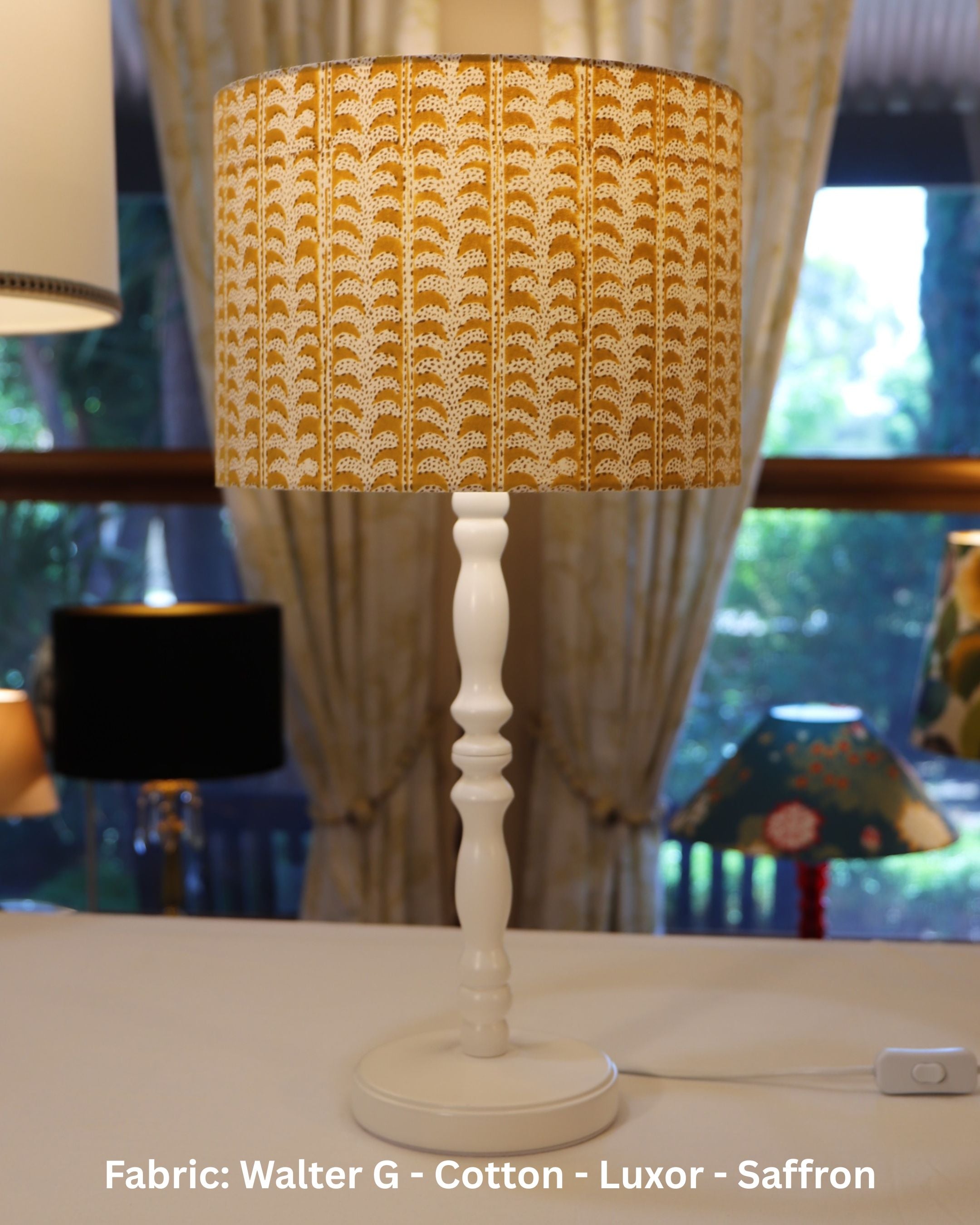 30cm Drum Lampshade in various fabrics