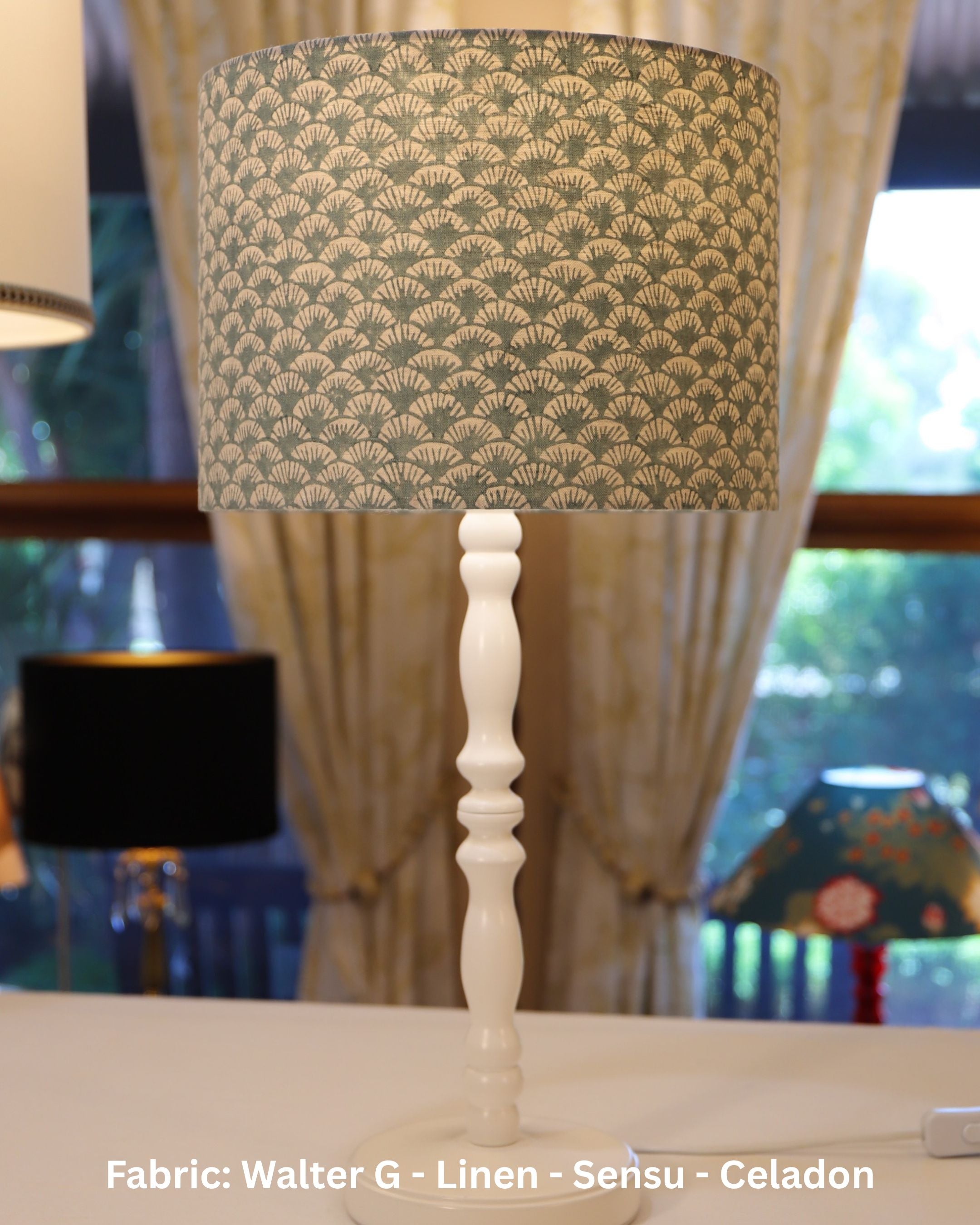 30cm Drum Lampshade in various fabrics