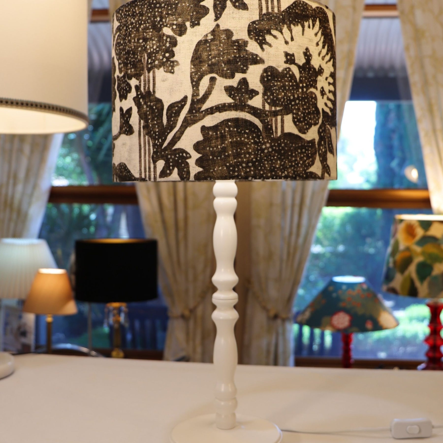 30cm Drum Lampshade in various fabrics