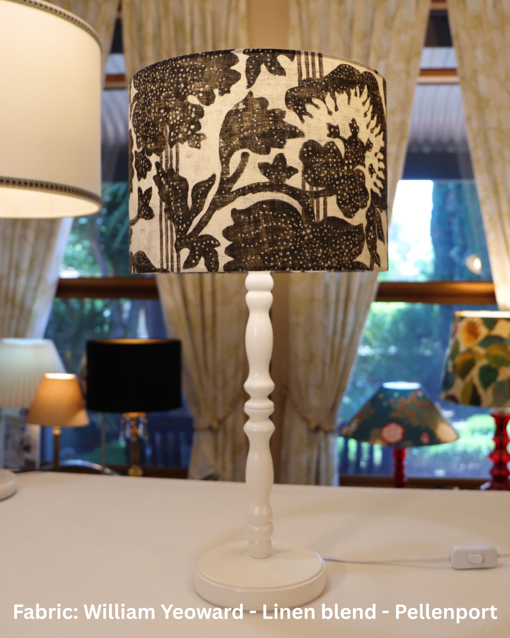 30cm Drum Lampshade in various fabrics
