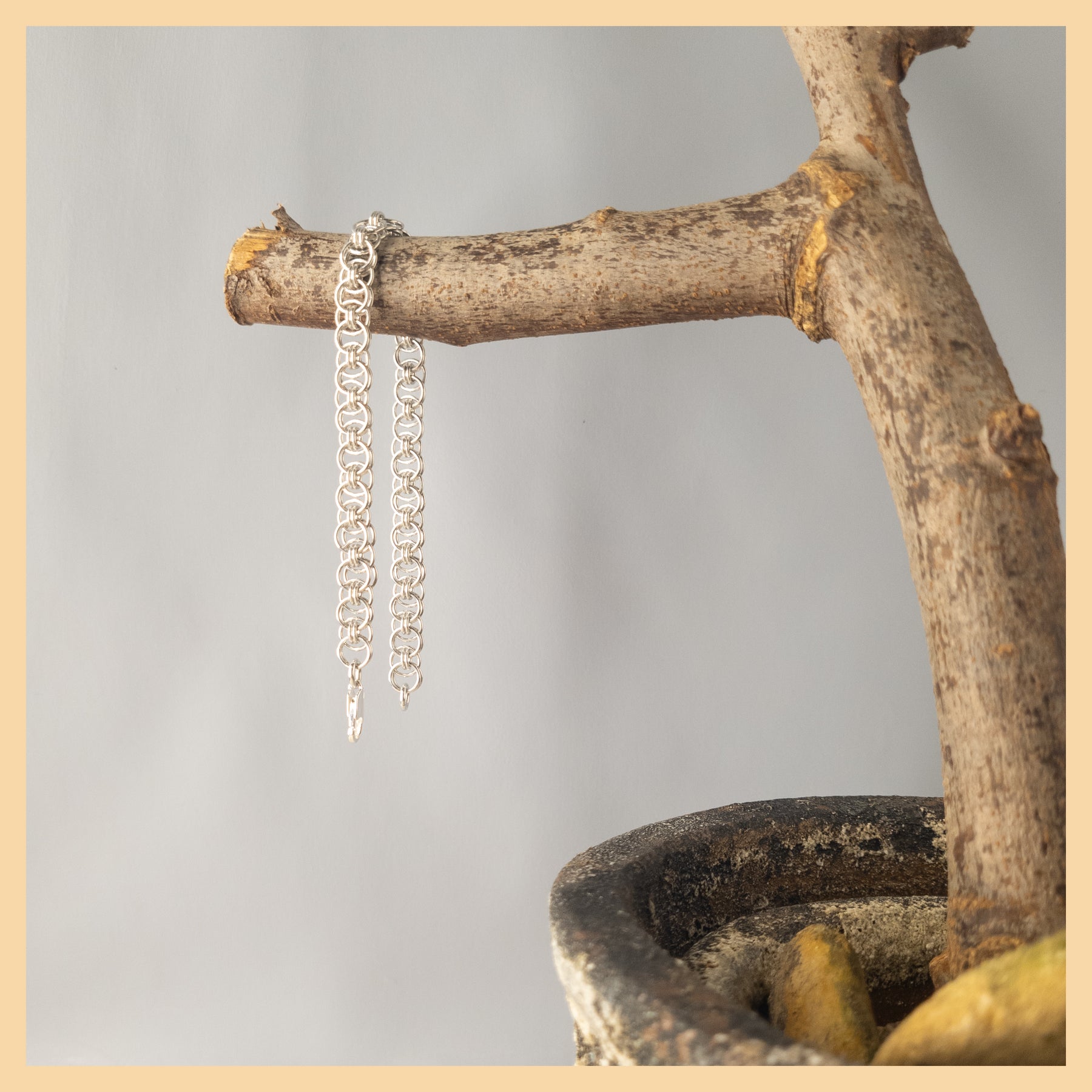 Chainmaille Helm Weave Bracelet