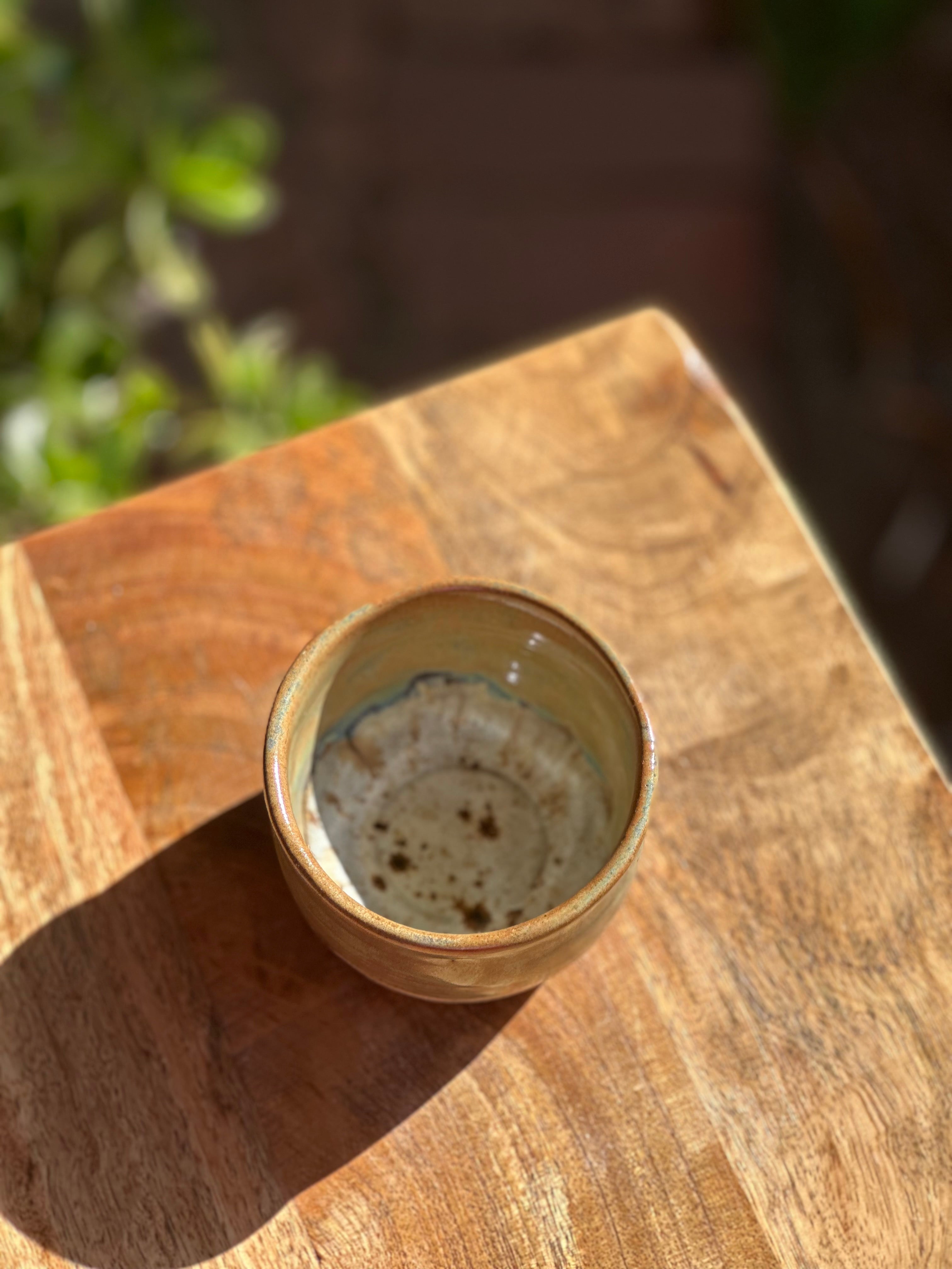 Mystic Tide Wine Cup | Crimson Clay Stoneware