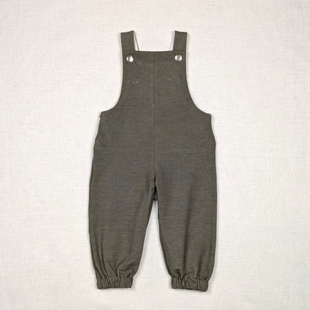 Handmade Long Childrens Overalls | Olive Stretch Denim Collection | sizes 0-3y