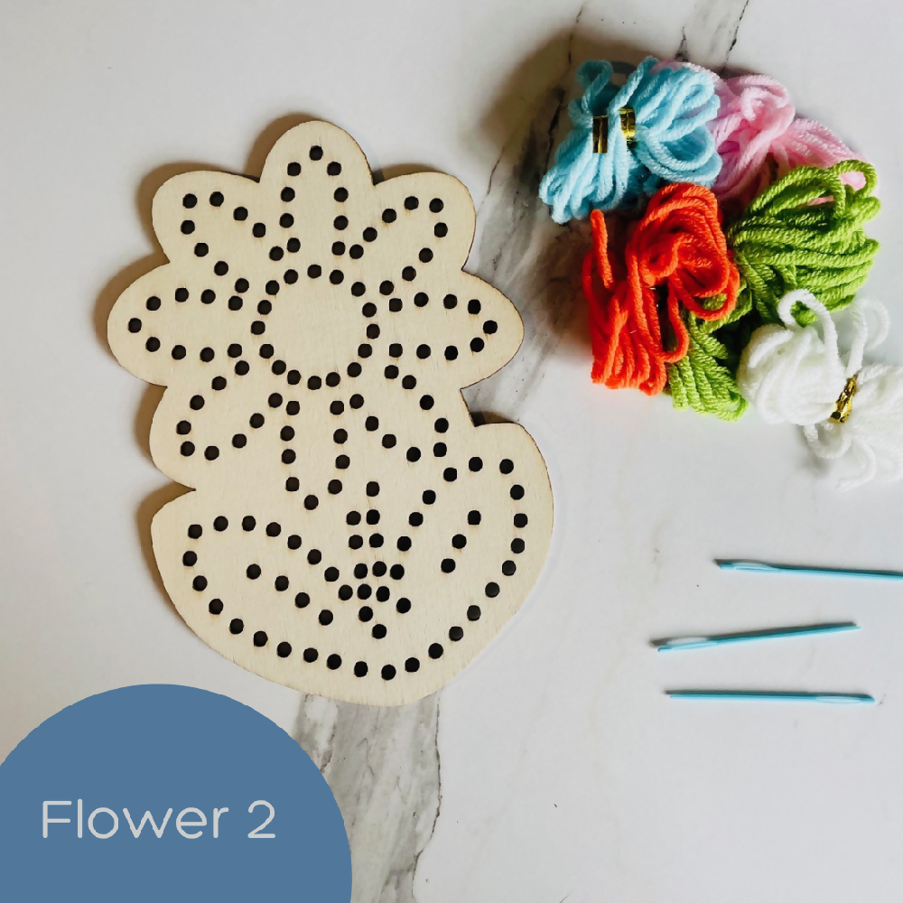 Kids Yarn Flower DIY Craft Kits