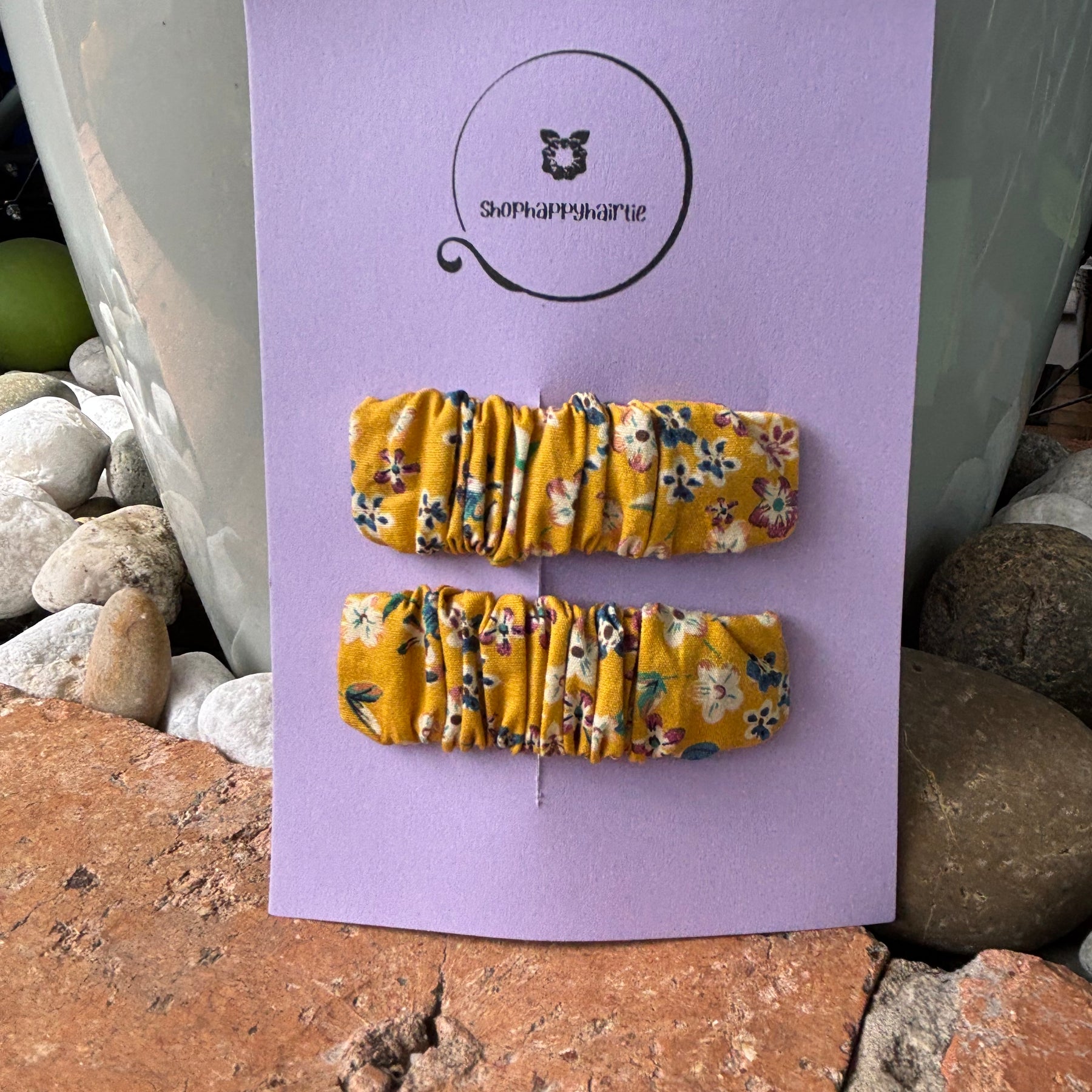 Handmade Ruffle Hair Clips