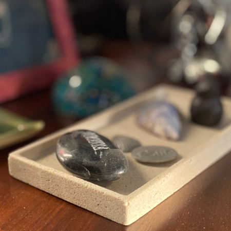 Small Rectangle tray | Textured decor collection
