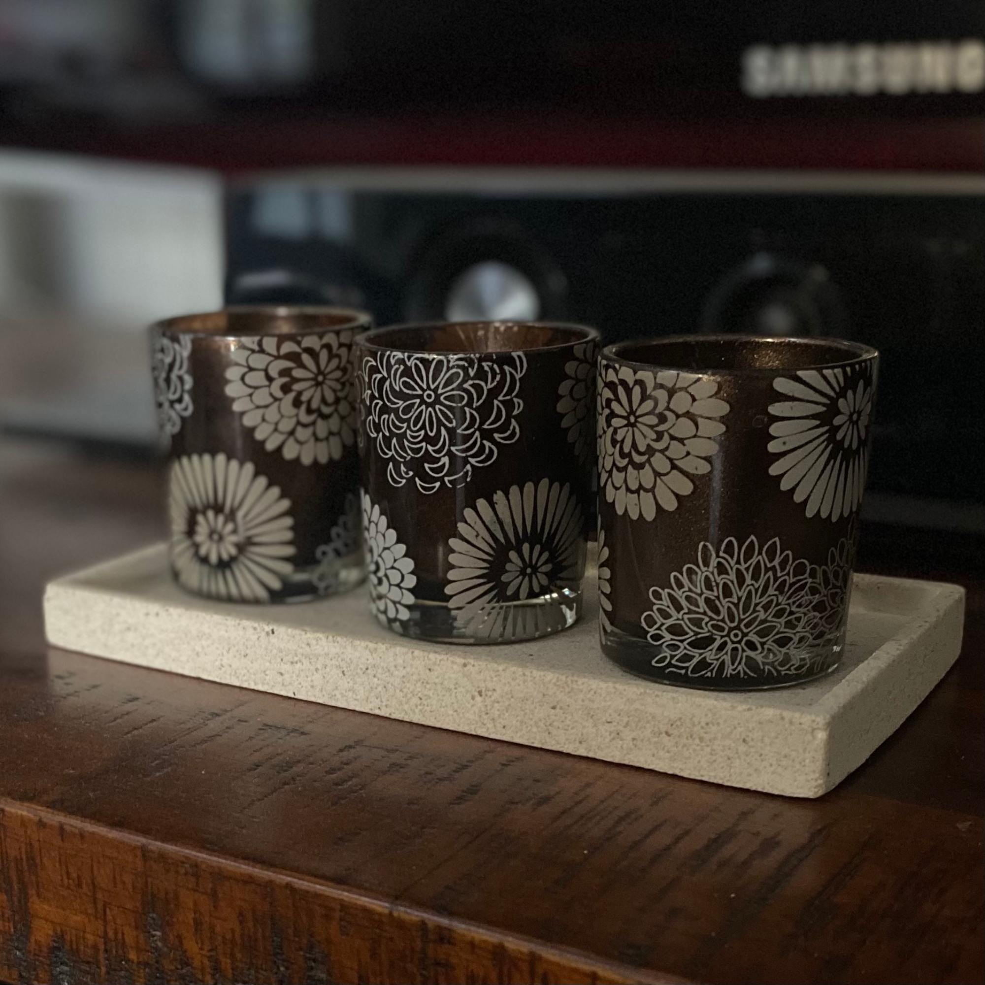 Medium Rectangle Tray | Textured decor collection