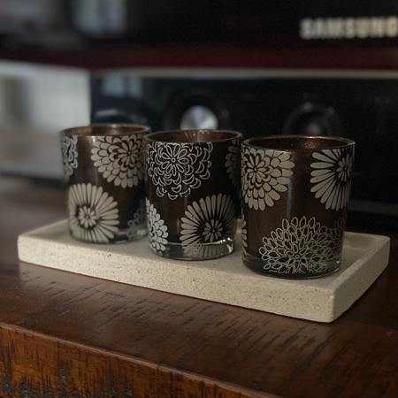 Medium Rectangle Tray | Textured decor collection