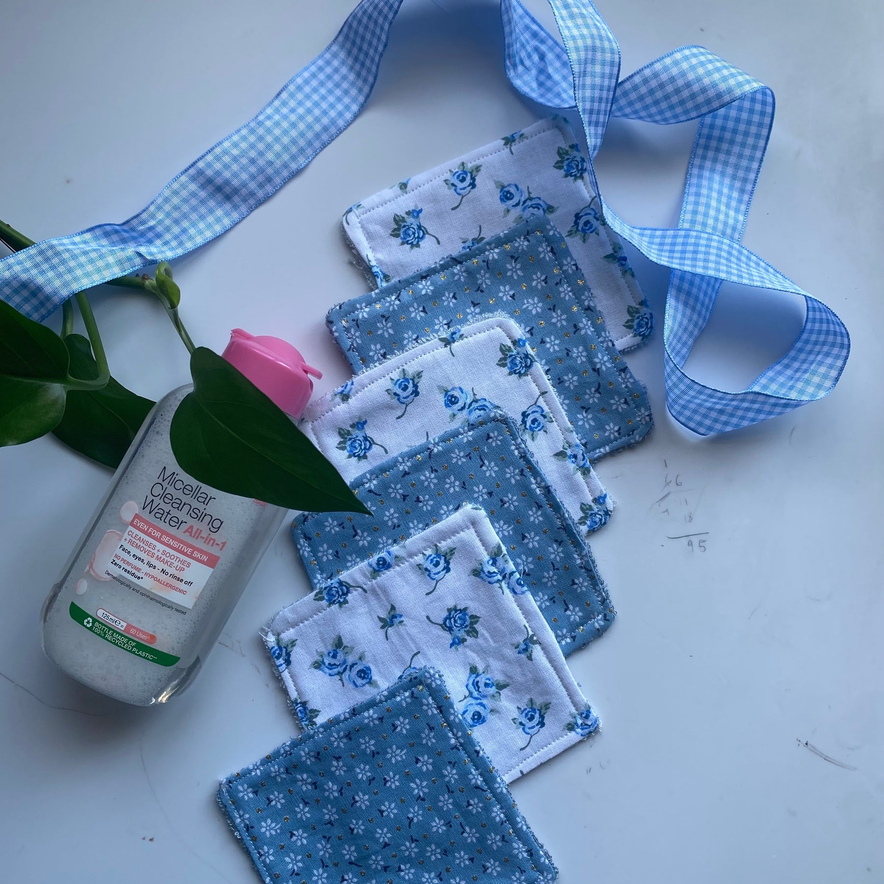 Reusable Makeup Remover Pads – Patterned Fabric & Soft Baby Towel