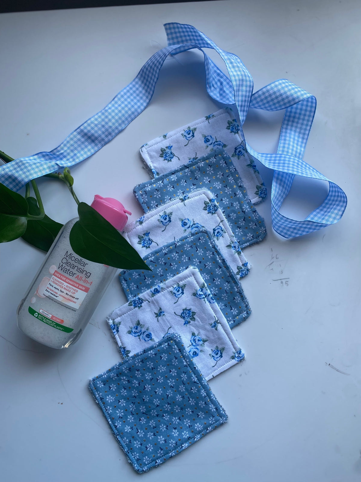 Reusable Makeup Remover Pads – Patterned Fabric & Soft Baby Towel
