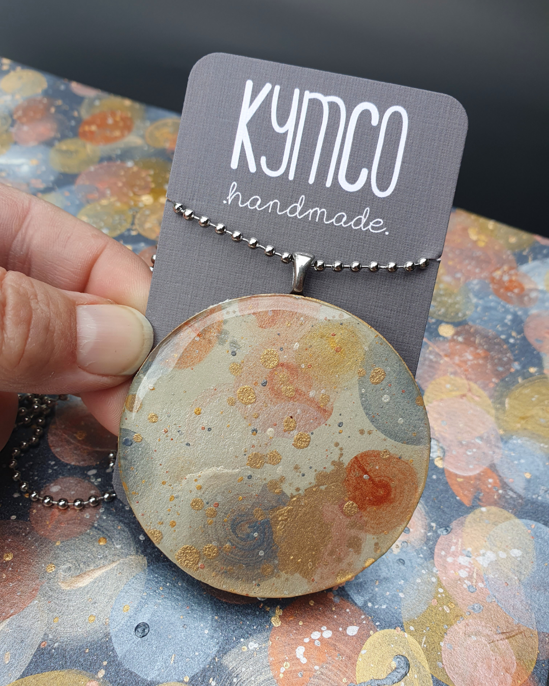 The Desert Dreaming Collection | Resin art jewellery | Medium dangle and stud earrings | Brooch | Pendants