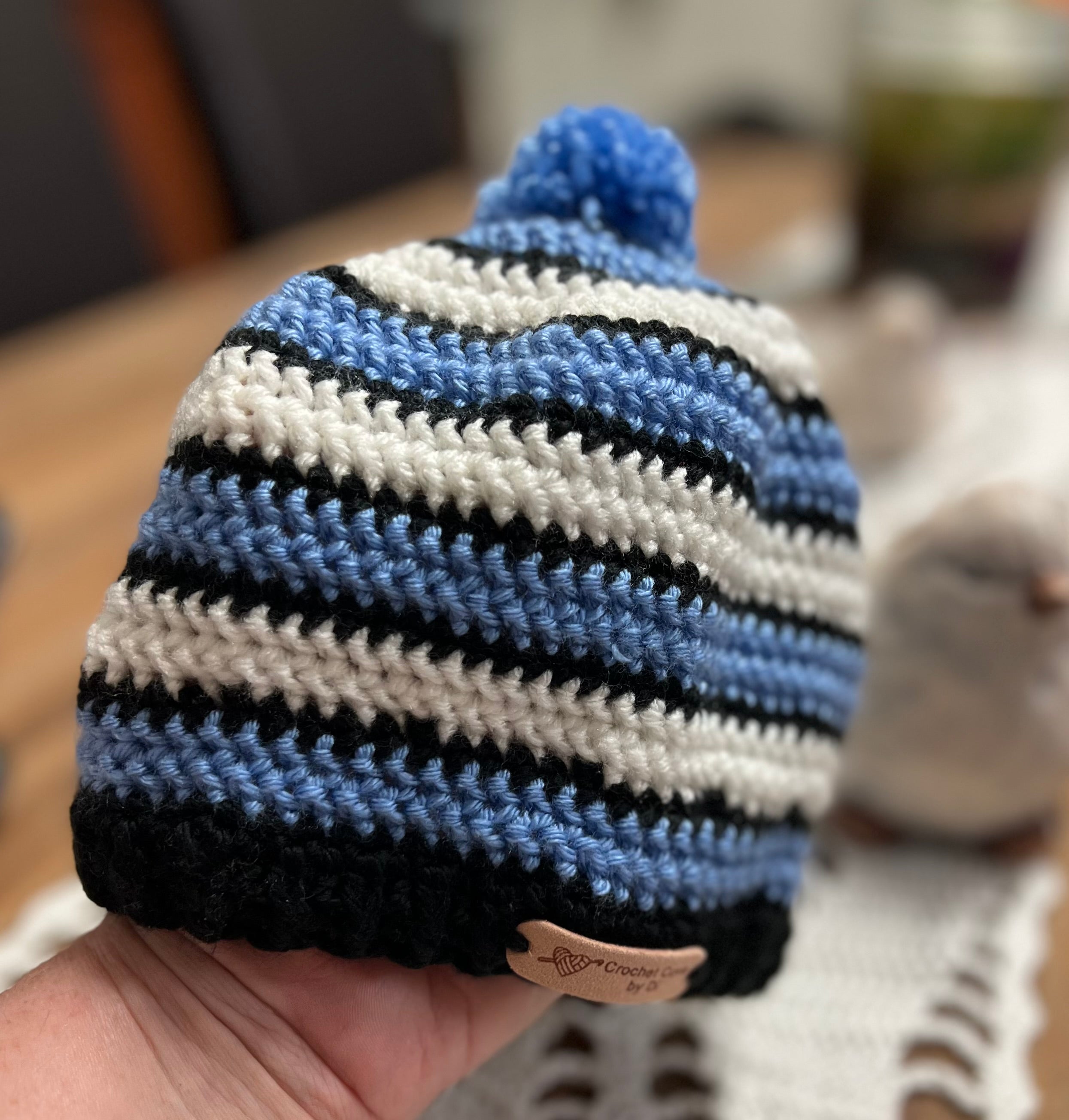 Crochet Kids’ Stripes Beanies