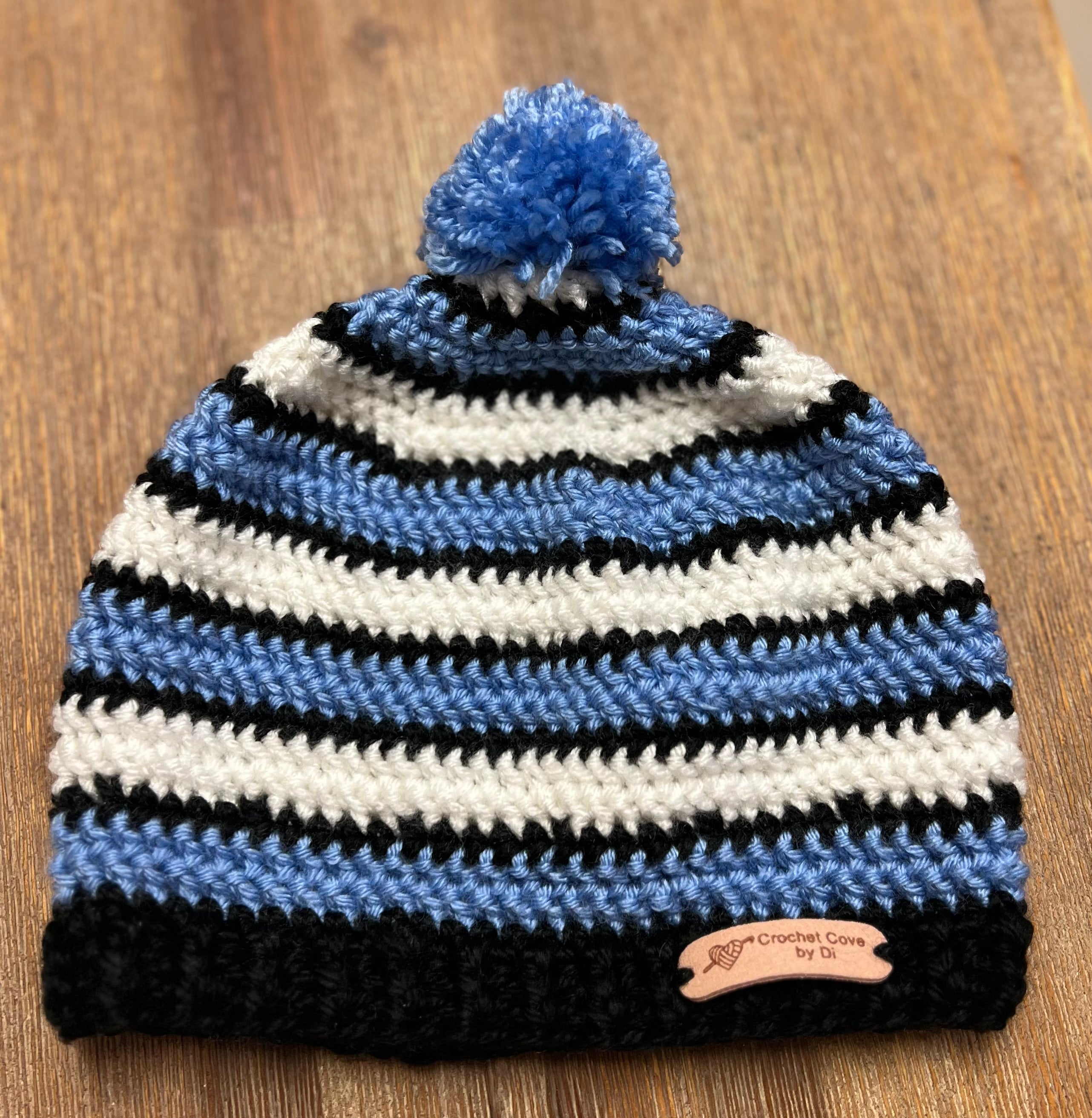 Crochet Kids’ Stripes Beanies