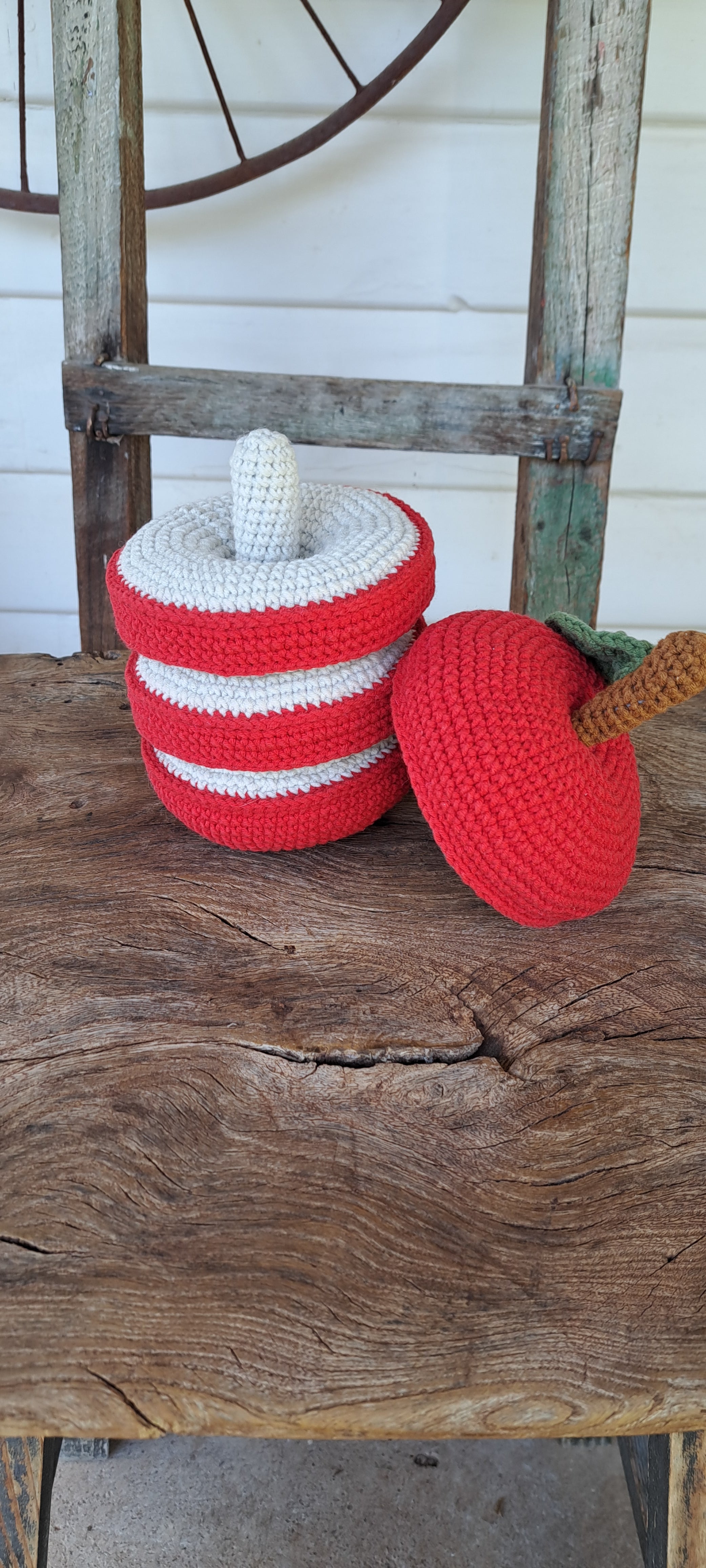 apple stacker toy for creative play