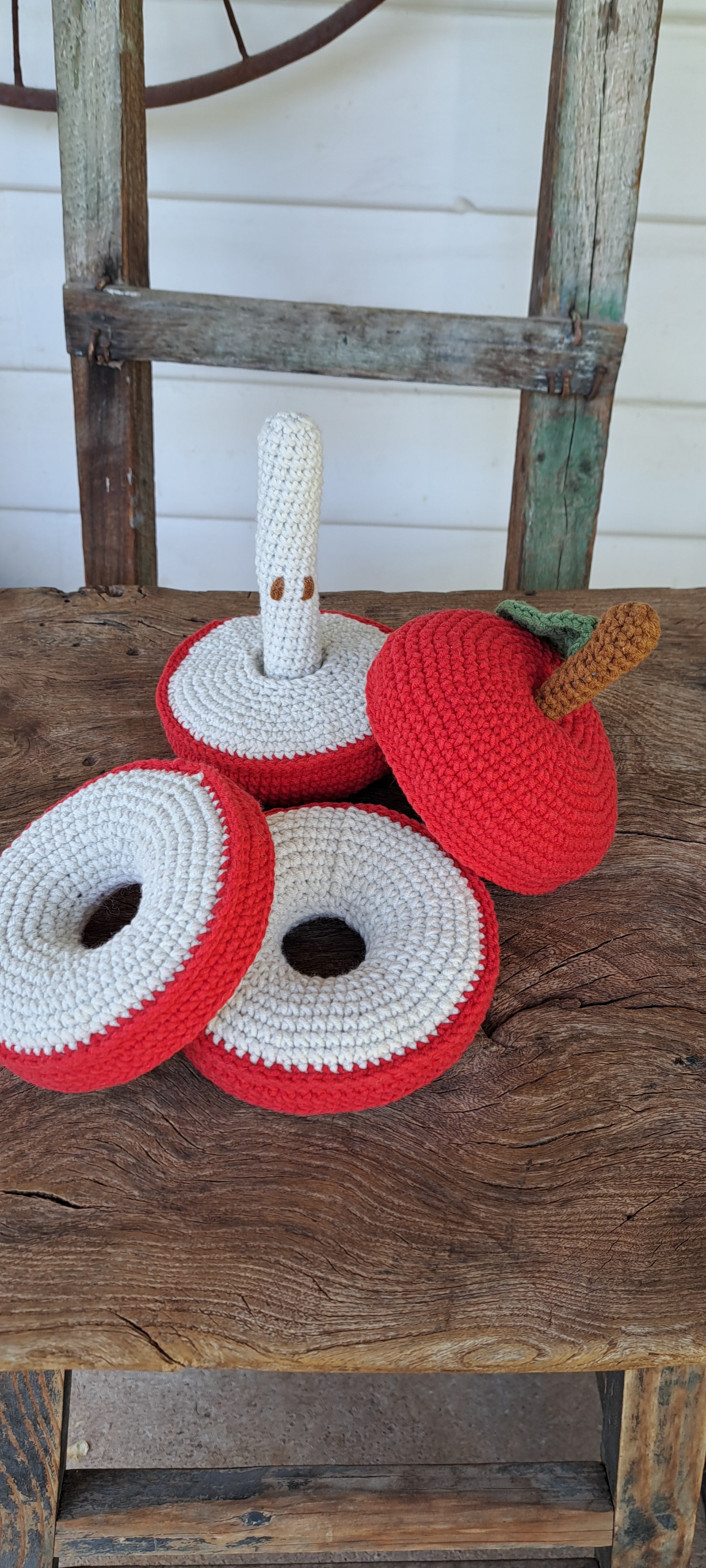 apple stacker toy for creative play