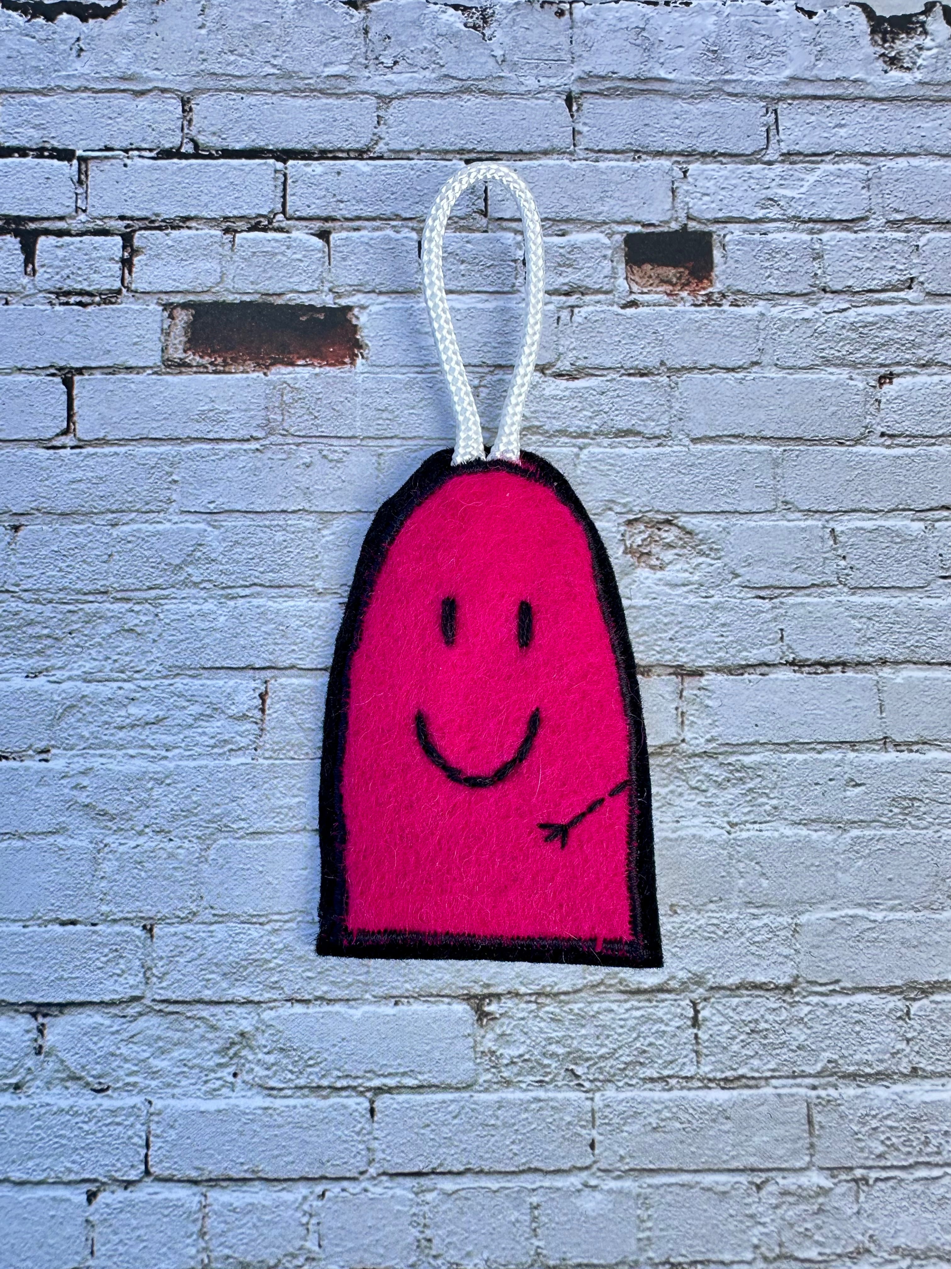 Doogle  Hobart graffiti guy felt bag charm